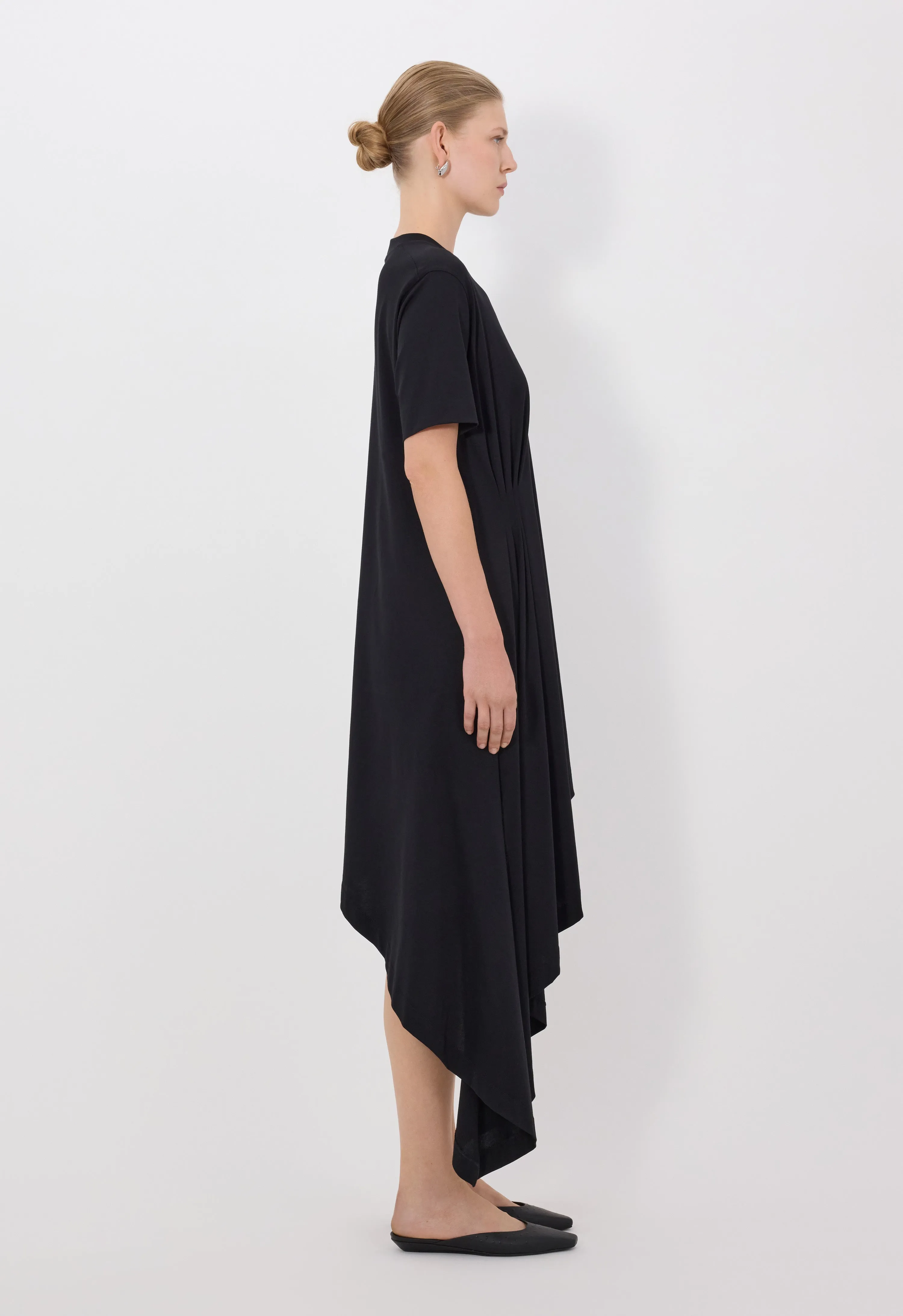 IGARI Asymmetric T-shirt dress sold by Loulou De Saison product image thumbnail 3
