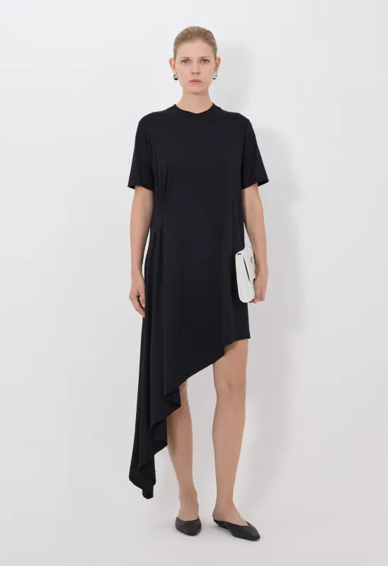 IGARI Asymmetric T-shirt dress made by Loulou De Saison