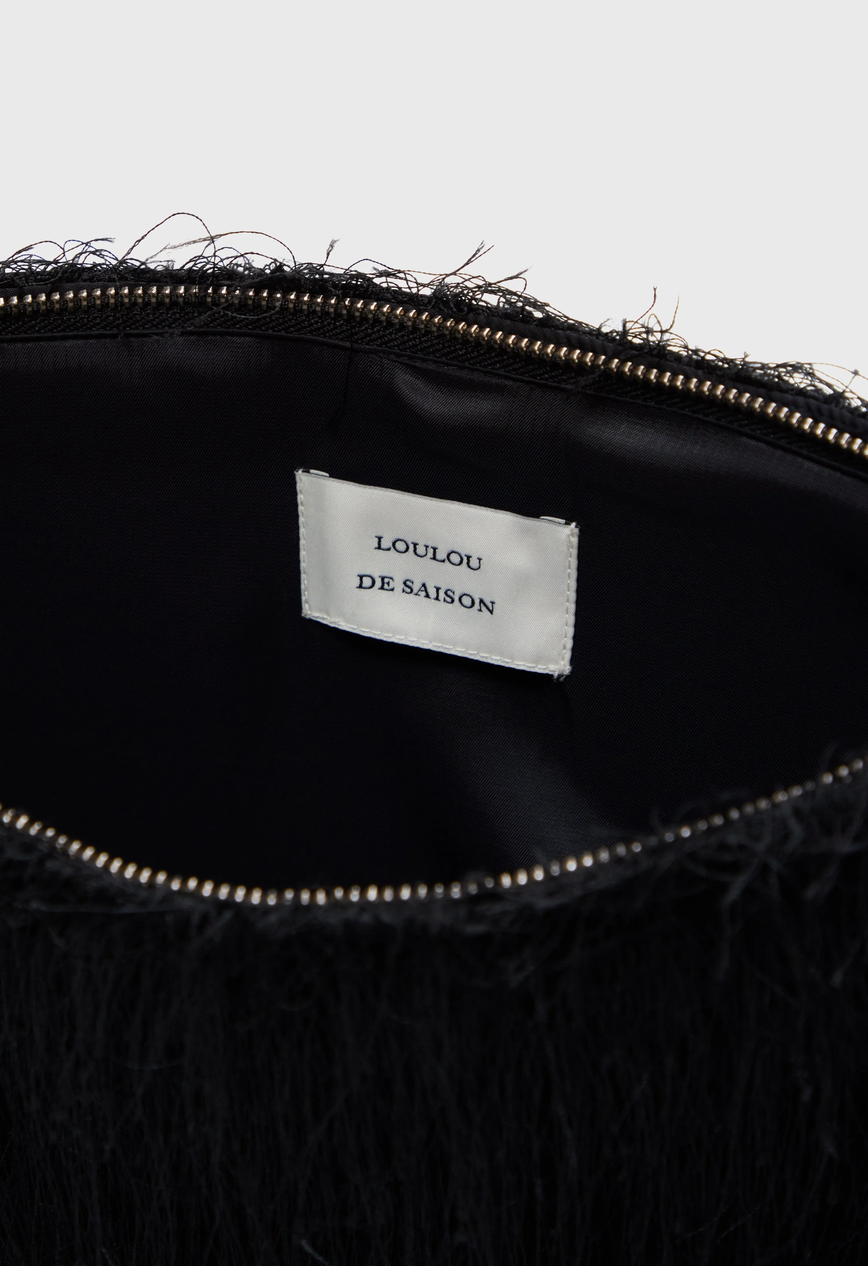 EVANO Fringed clutch sold by Loulou De Saison product image thumbnail 5