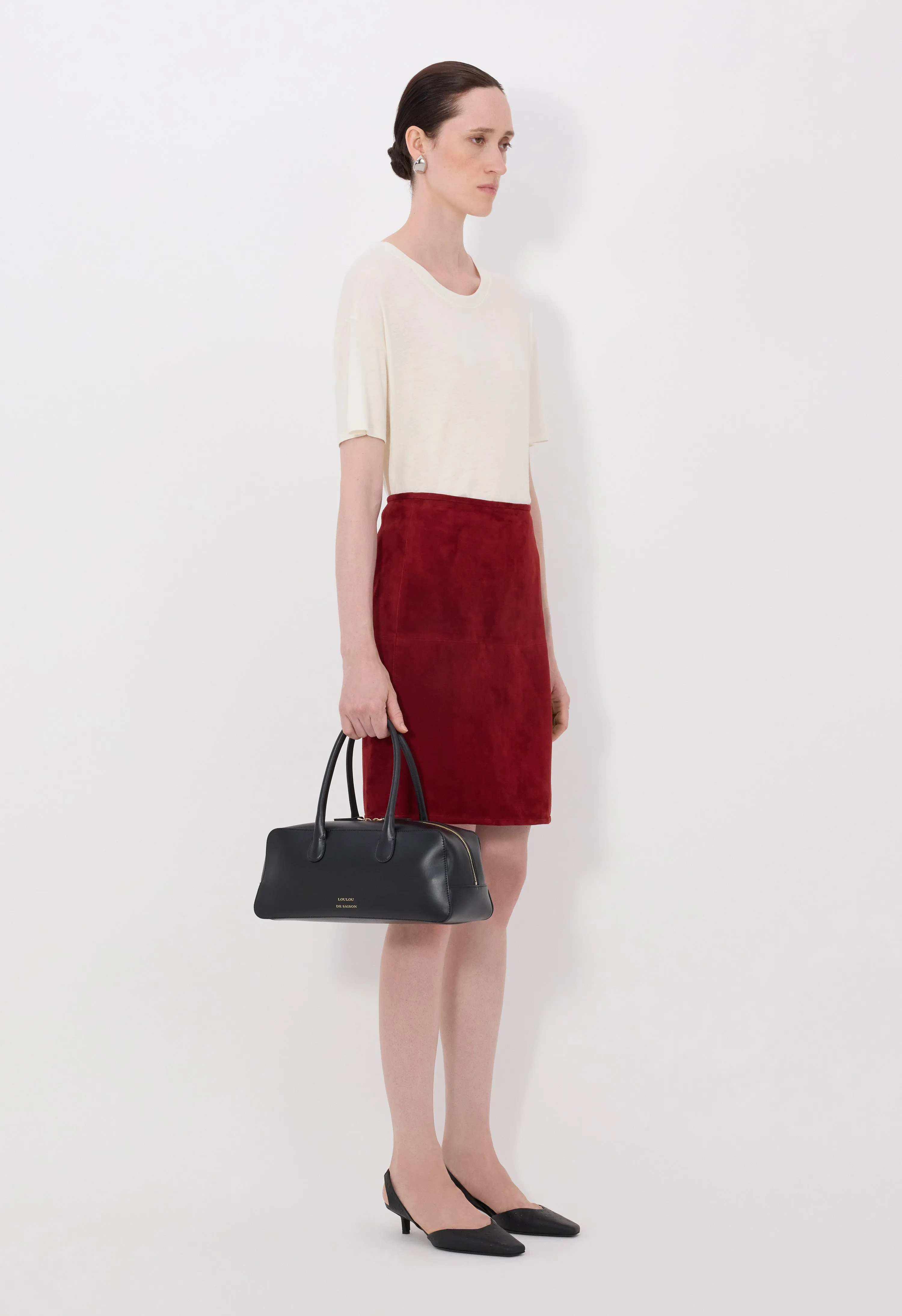 ENGEL Suede pencil skirt sold by Loulou De Saison product image thumbnail 3
