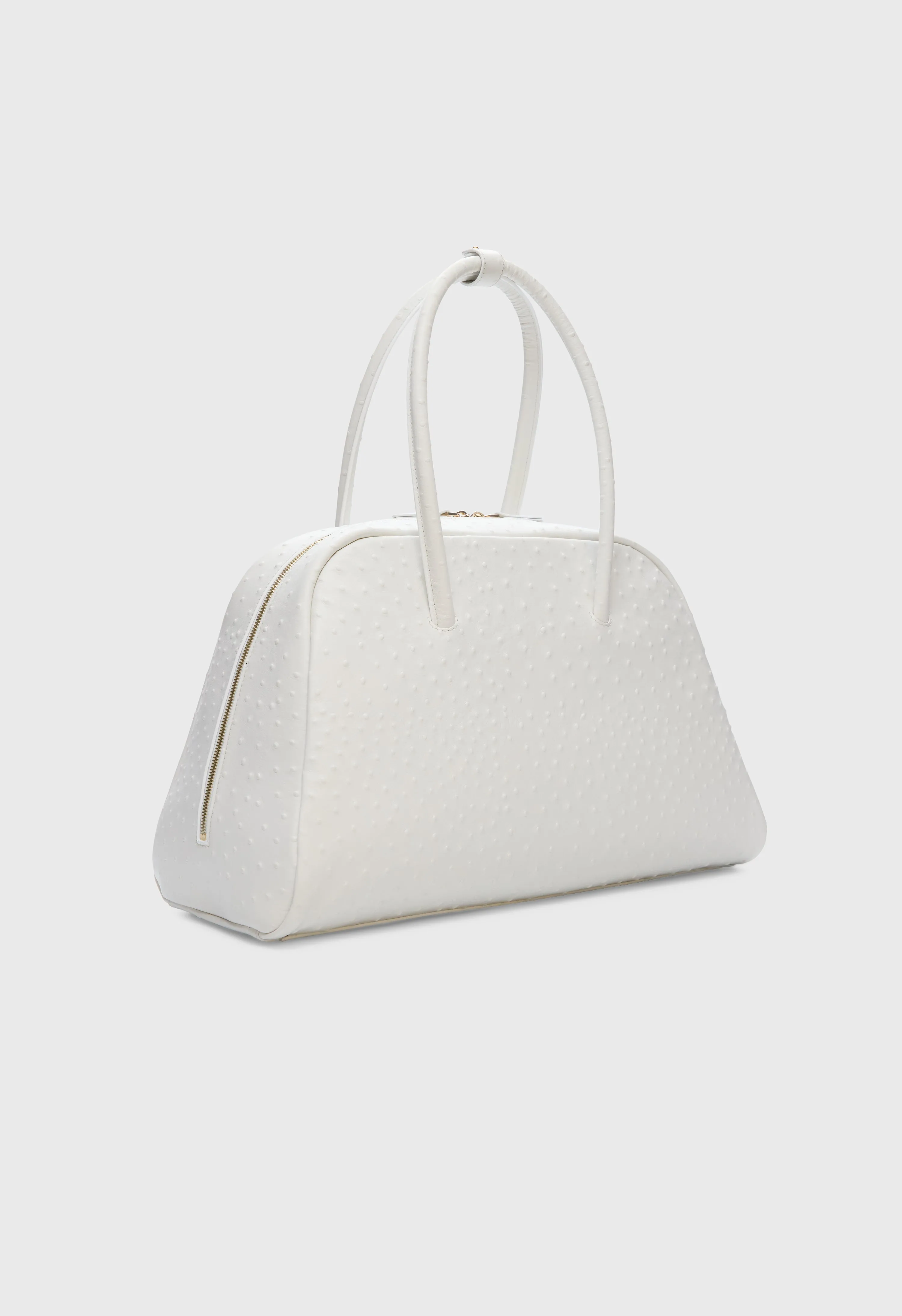 DARREN Ostrich-effect leather travel bag sold by Loulou De Saison product image thumbnail 3