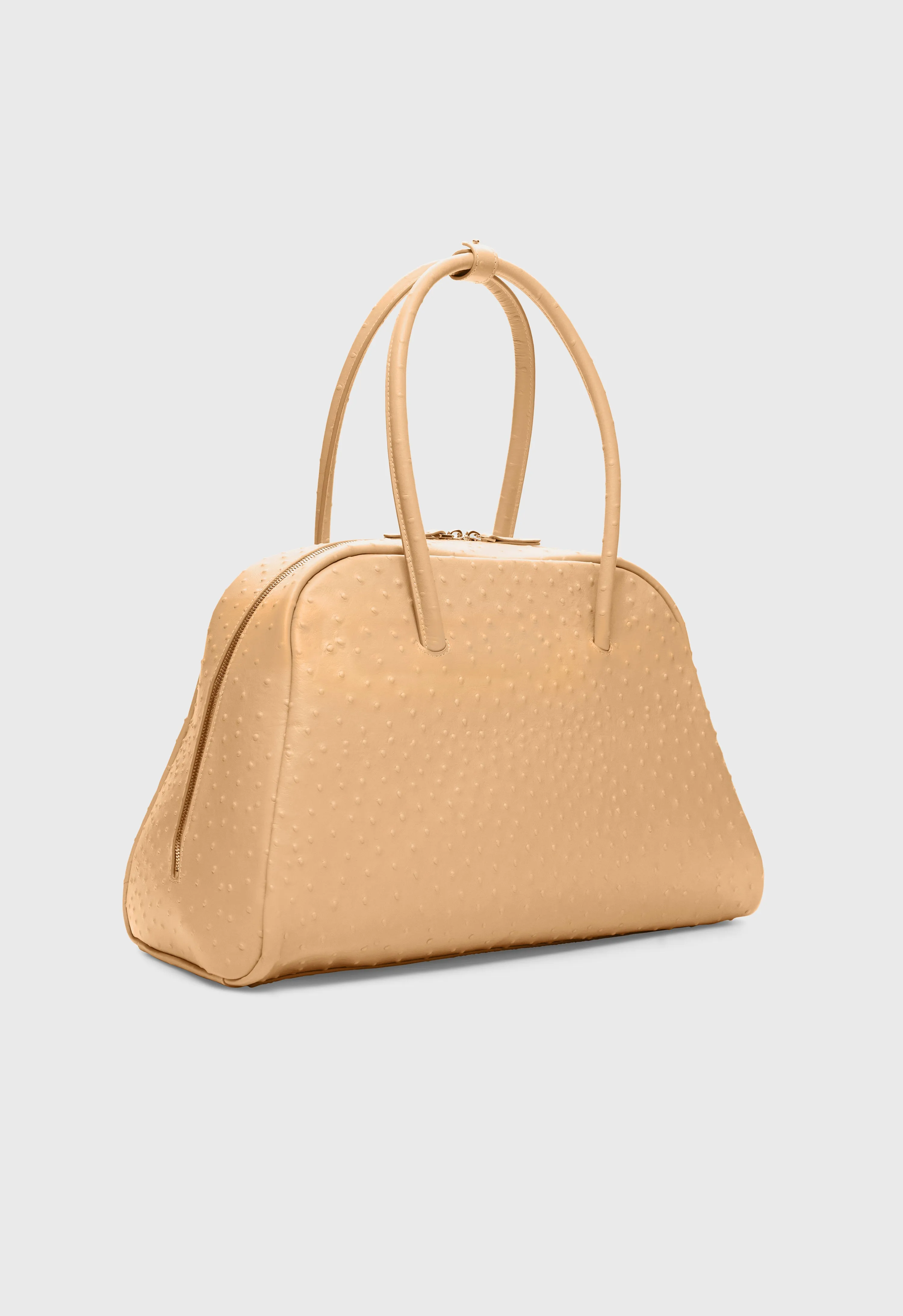 DARREN Ostrich-effect leather travel bag sold by Loulou De Saison product image thumbnail 3