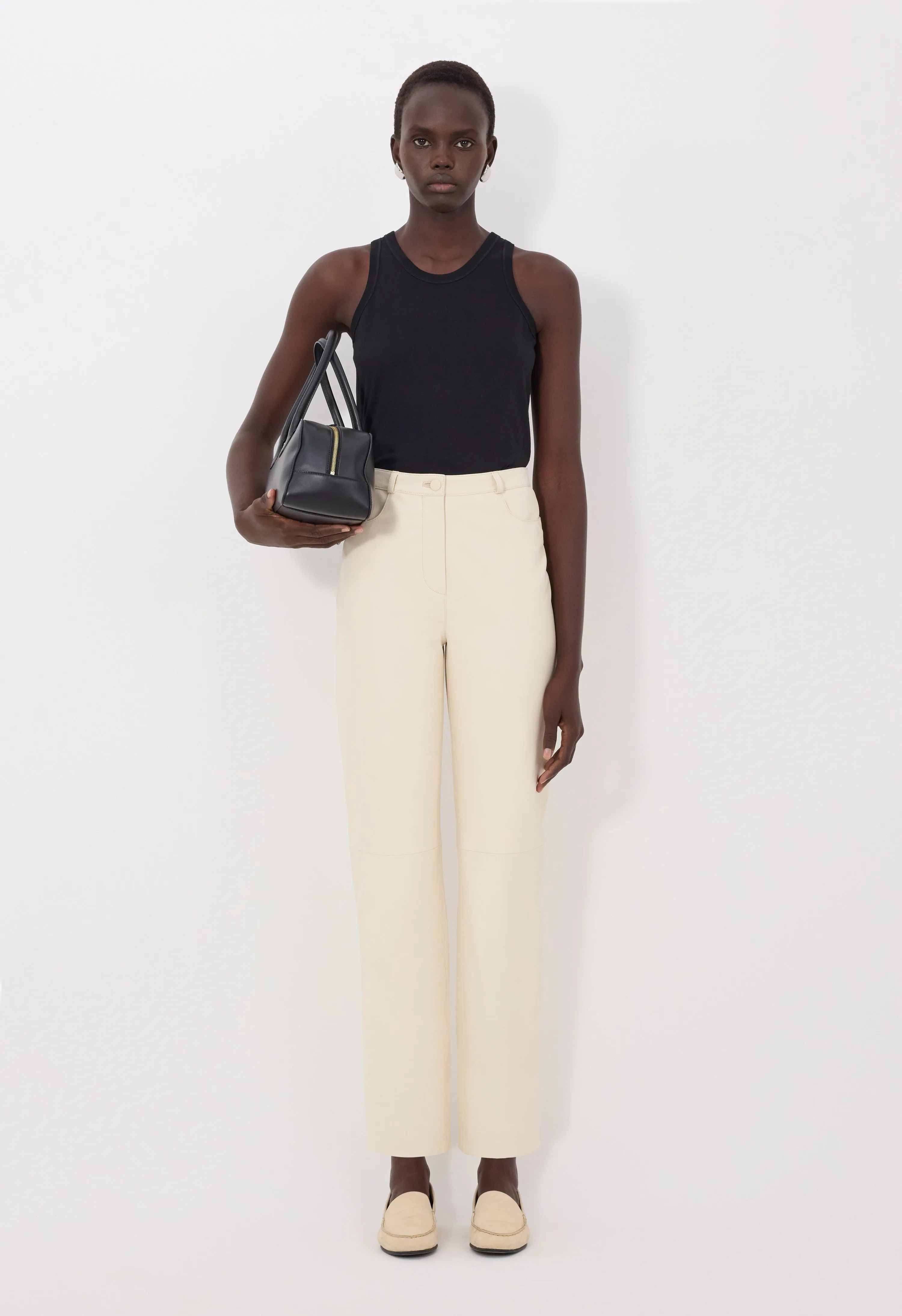 COBE LDS Leather trousers sold by Loulou De Saison