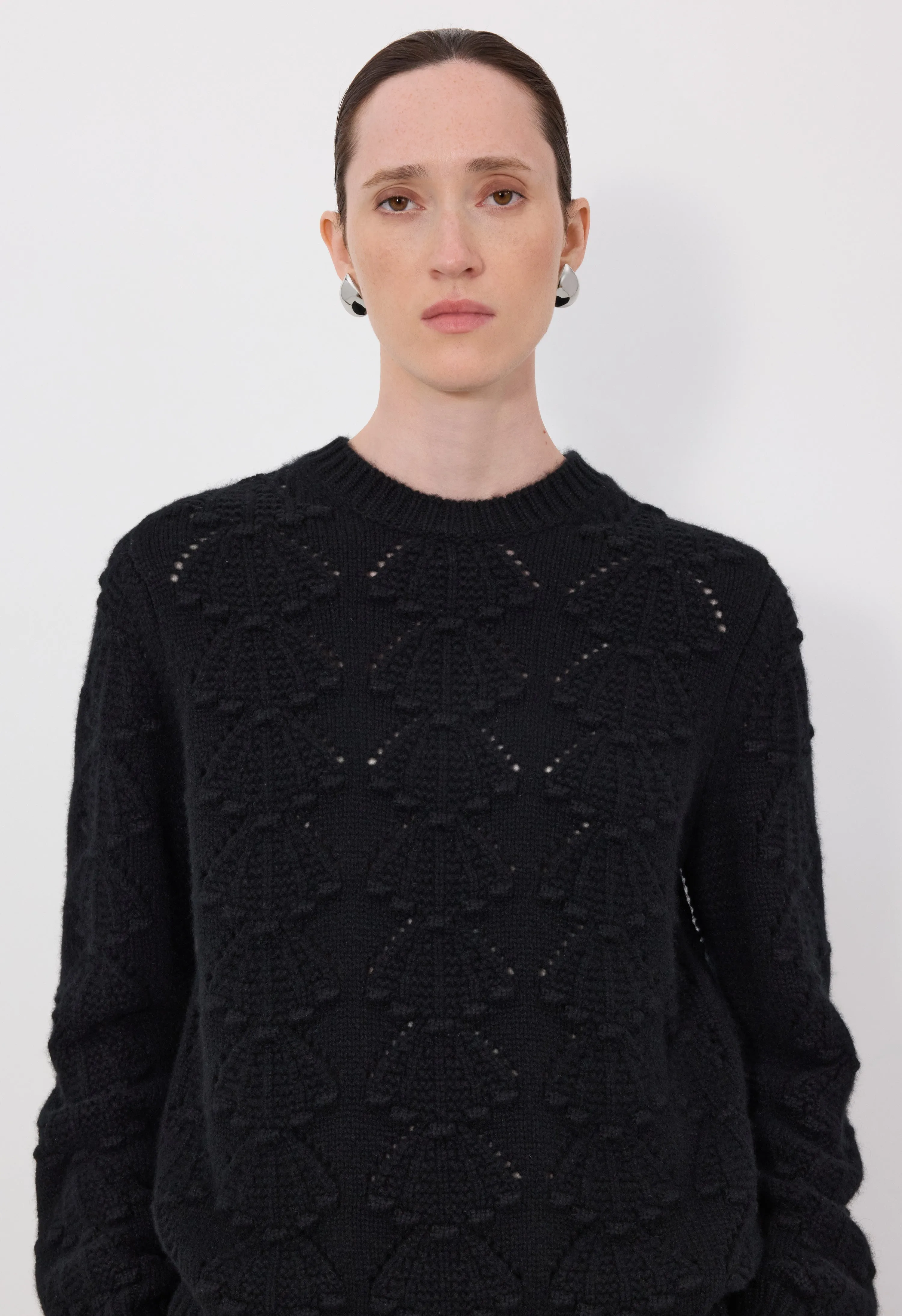 CLYDE Cashmere crochet sweater sold by Loulou De Saison product image thumbnail 4