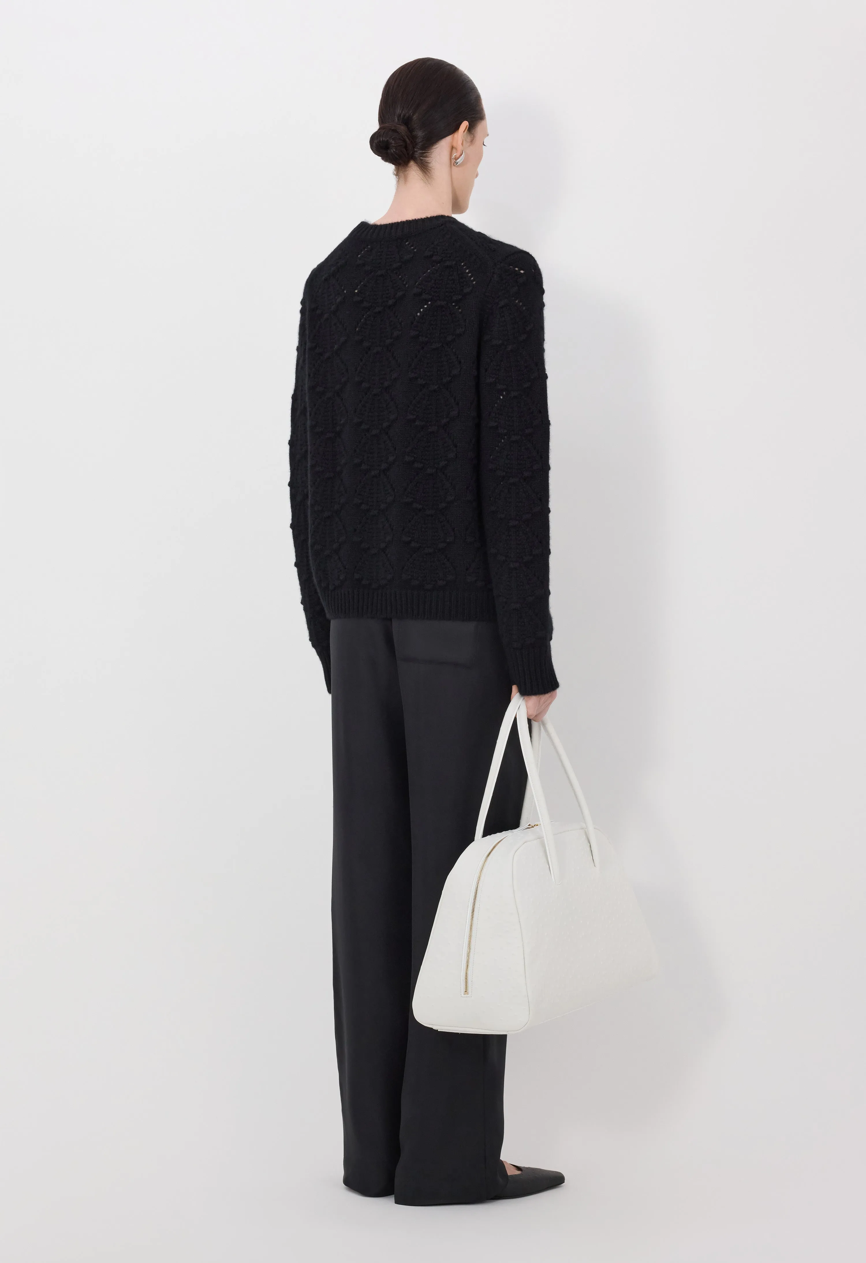 CLYDE Cashmere crochet sweater sold by Loulou De Saison product image thumbnail 5