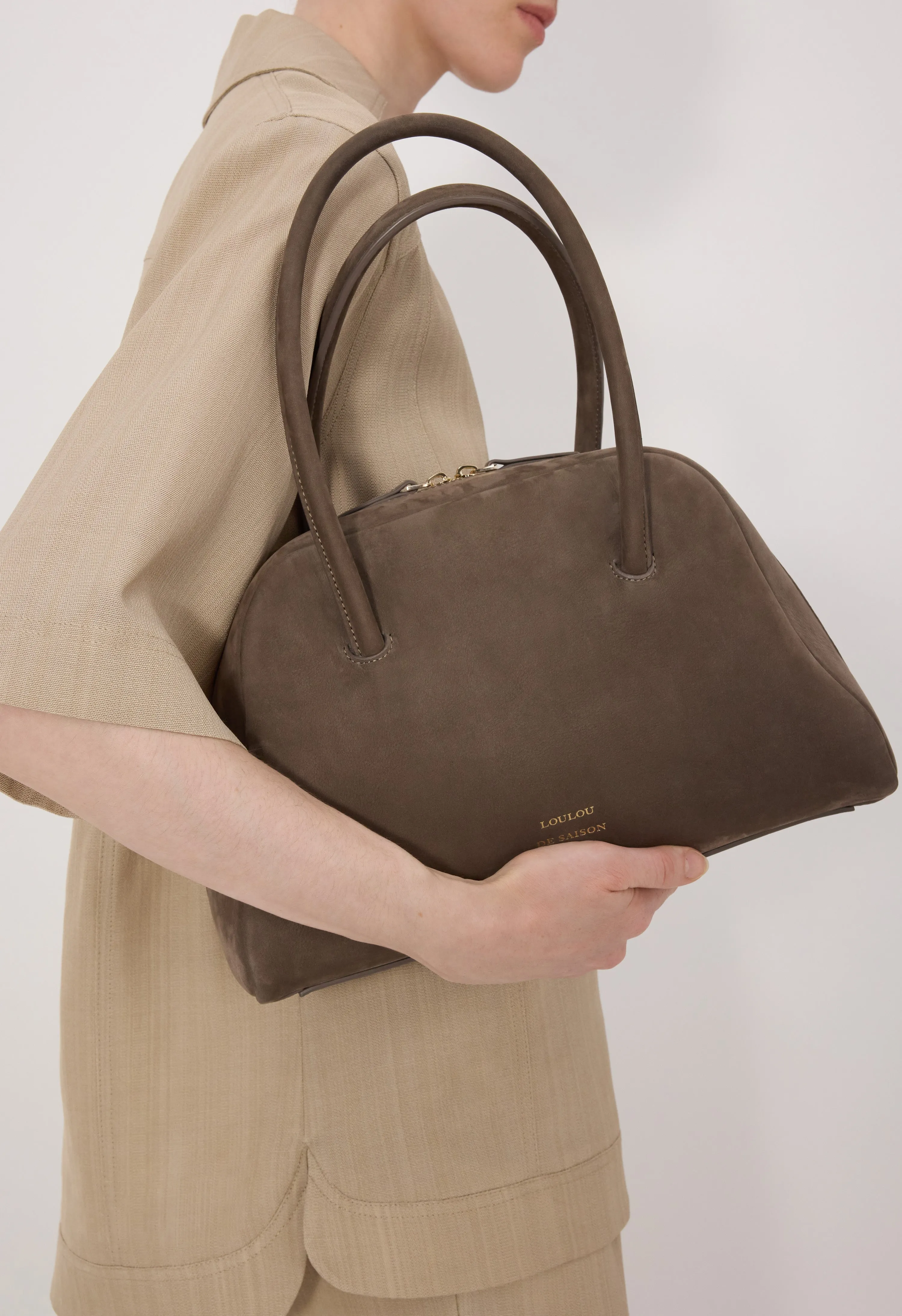 BRAHMS Small leather bowling bag sold by Loulou De Saison product image thumbnail 2