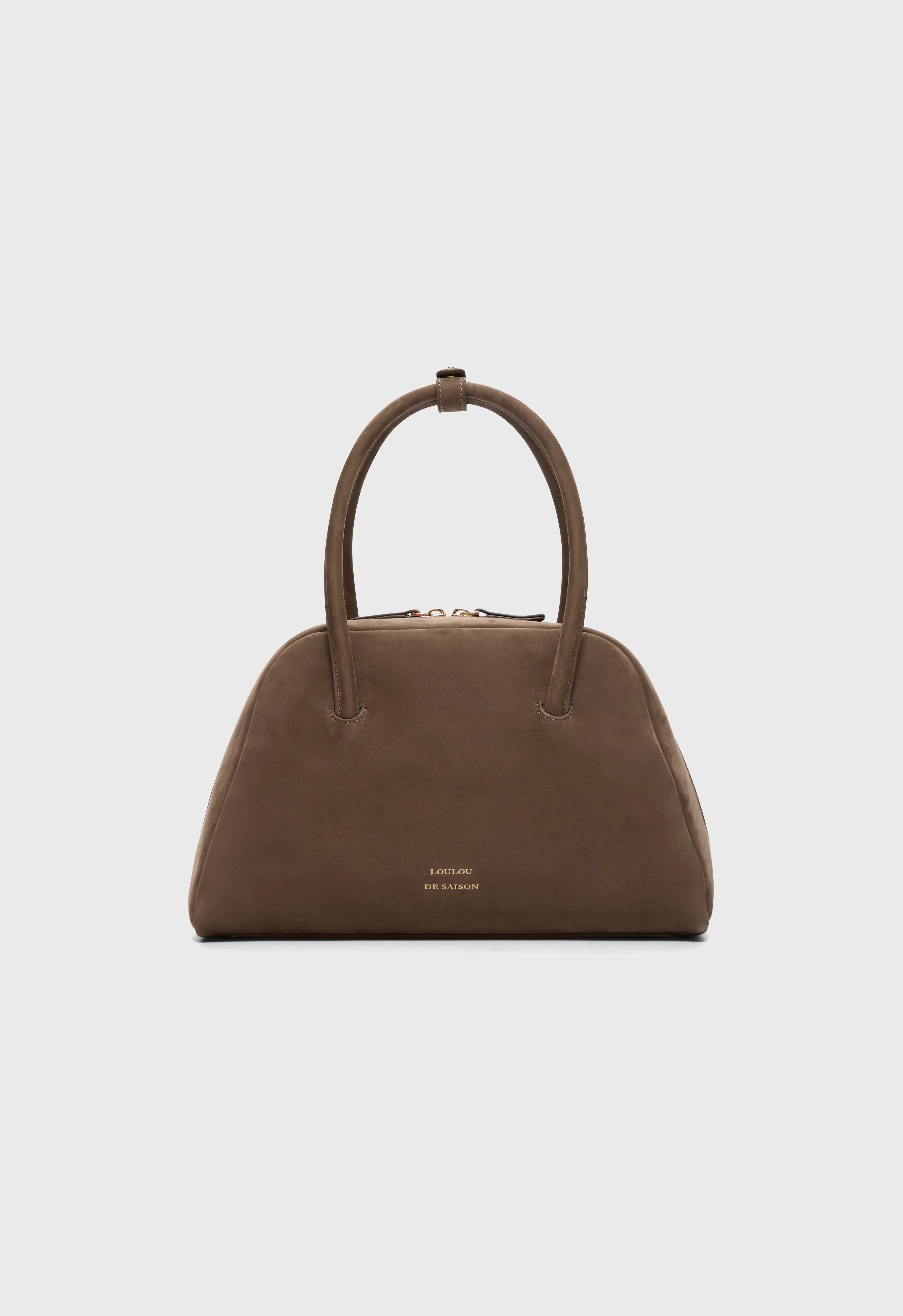 BRAHMS Small leather bowling bag sold by Loulou De Saison