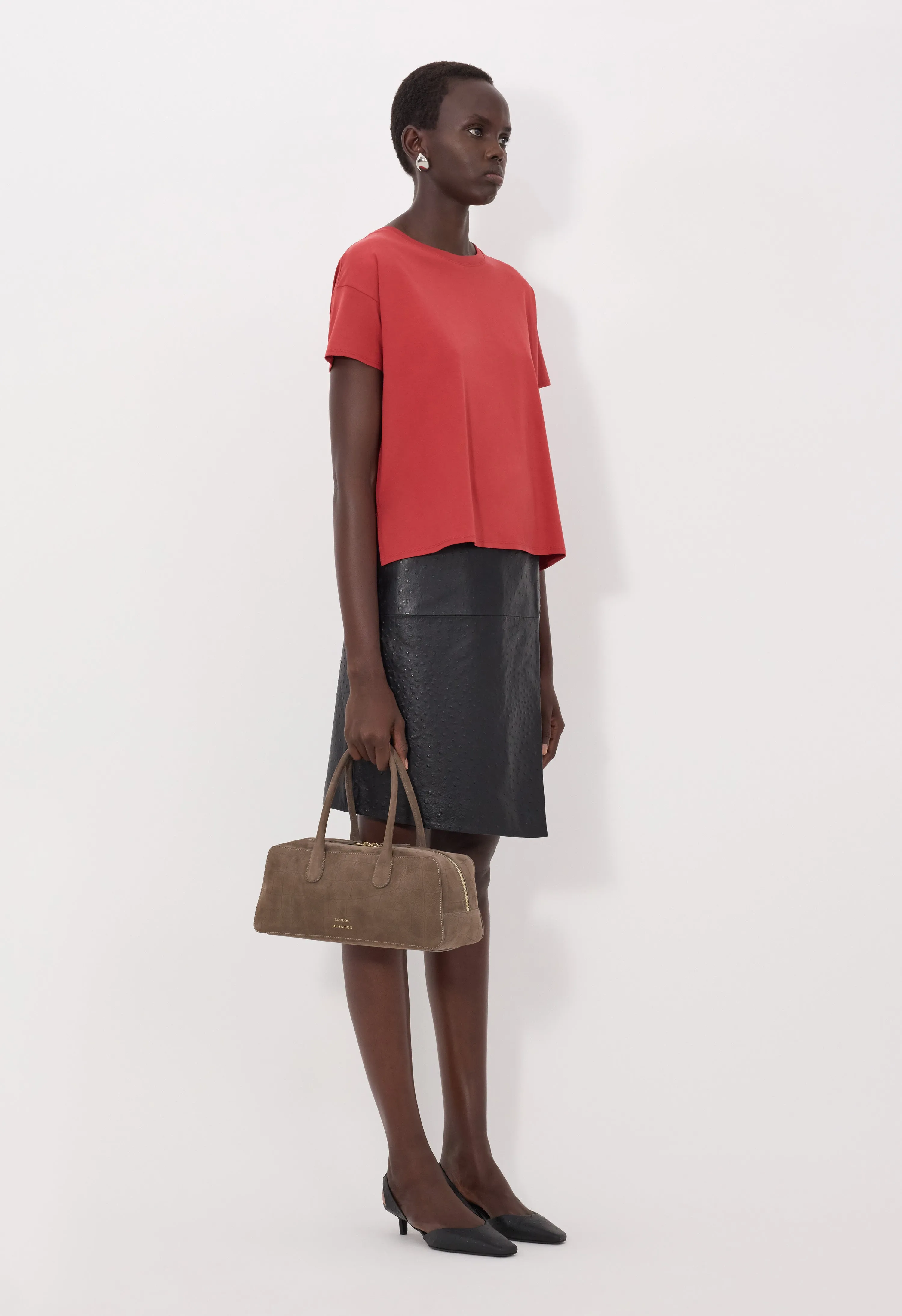 BASILUZZO LDS Boxy fit T-shirt sold by Loulou De Saison product image thumbnail 3