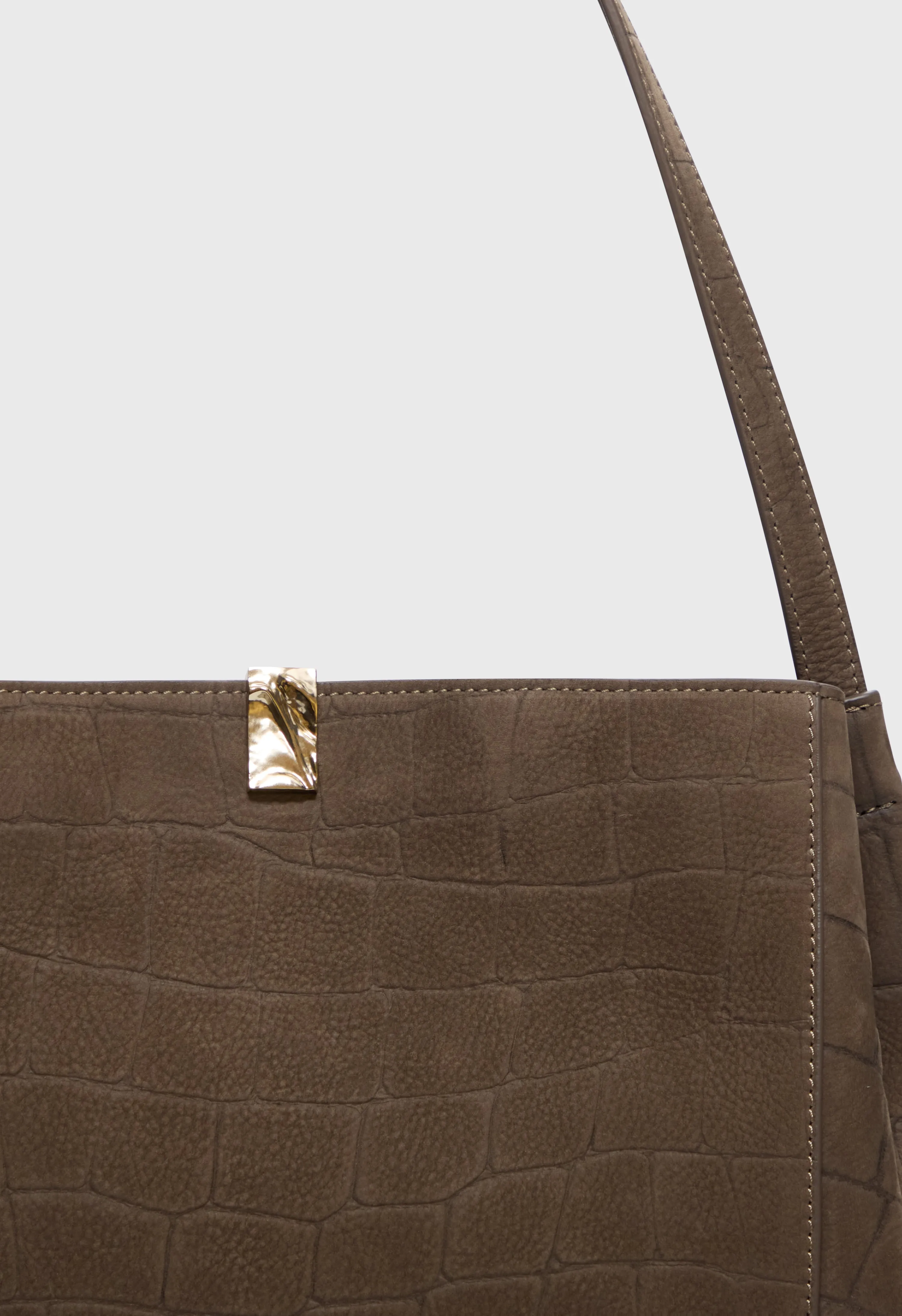 AUDREY Embossed nubuck bucket bag sold by Loulou De Saison product image thumbnail 4