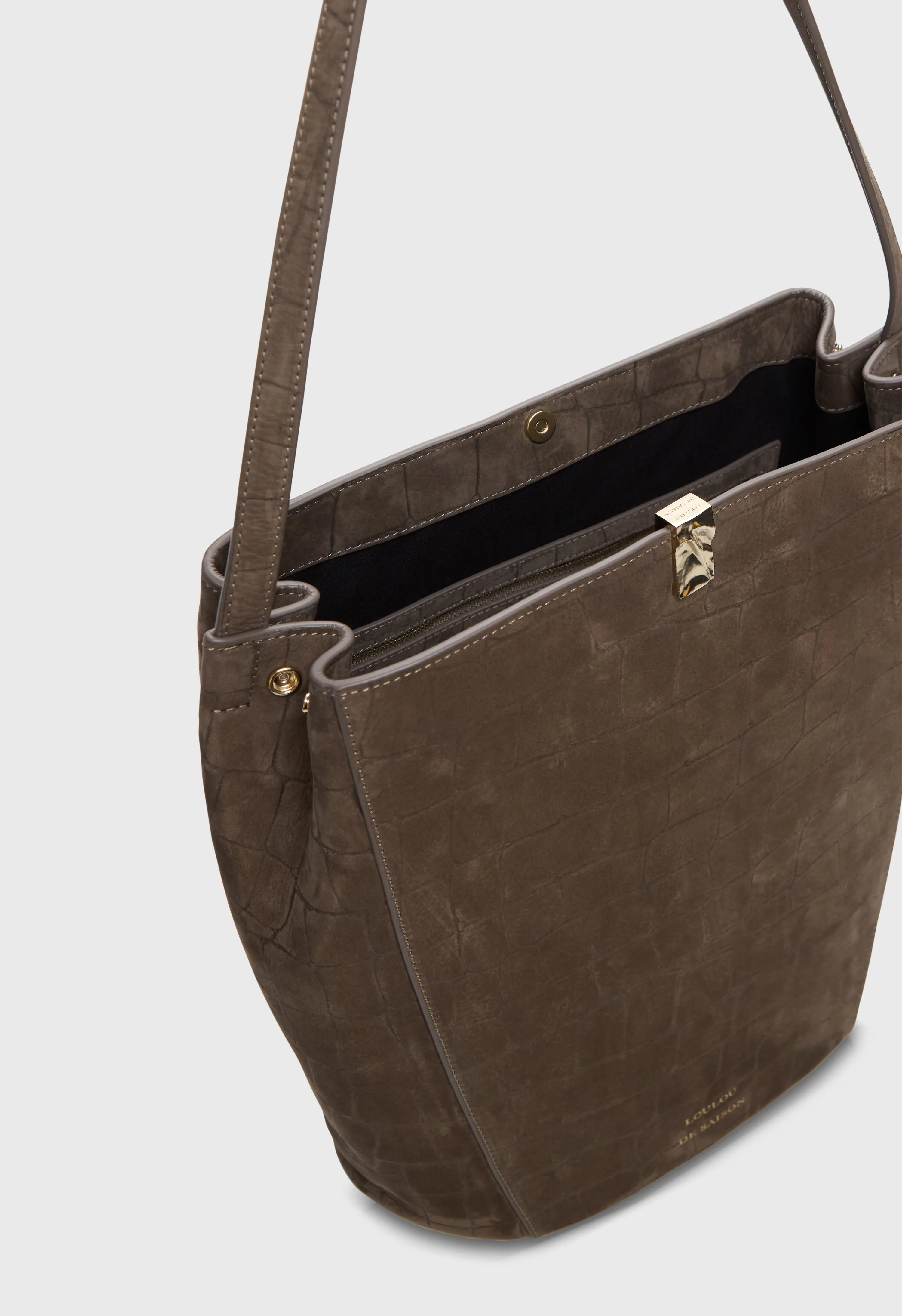 AUDREY Embossed nubuck bucket bag sold by Loulou De Saison product image thumbnail 5