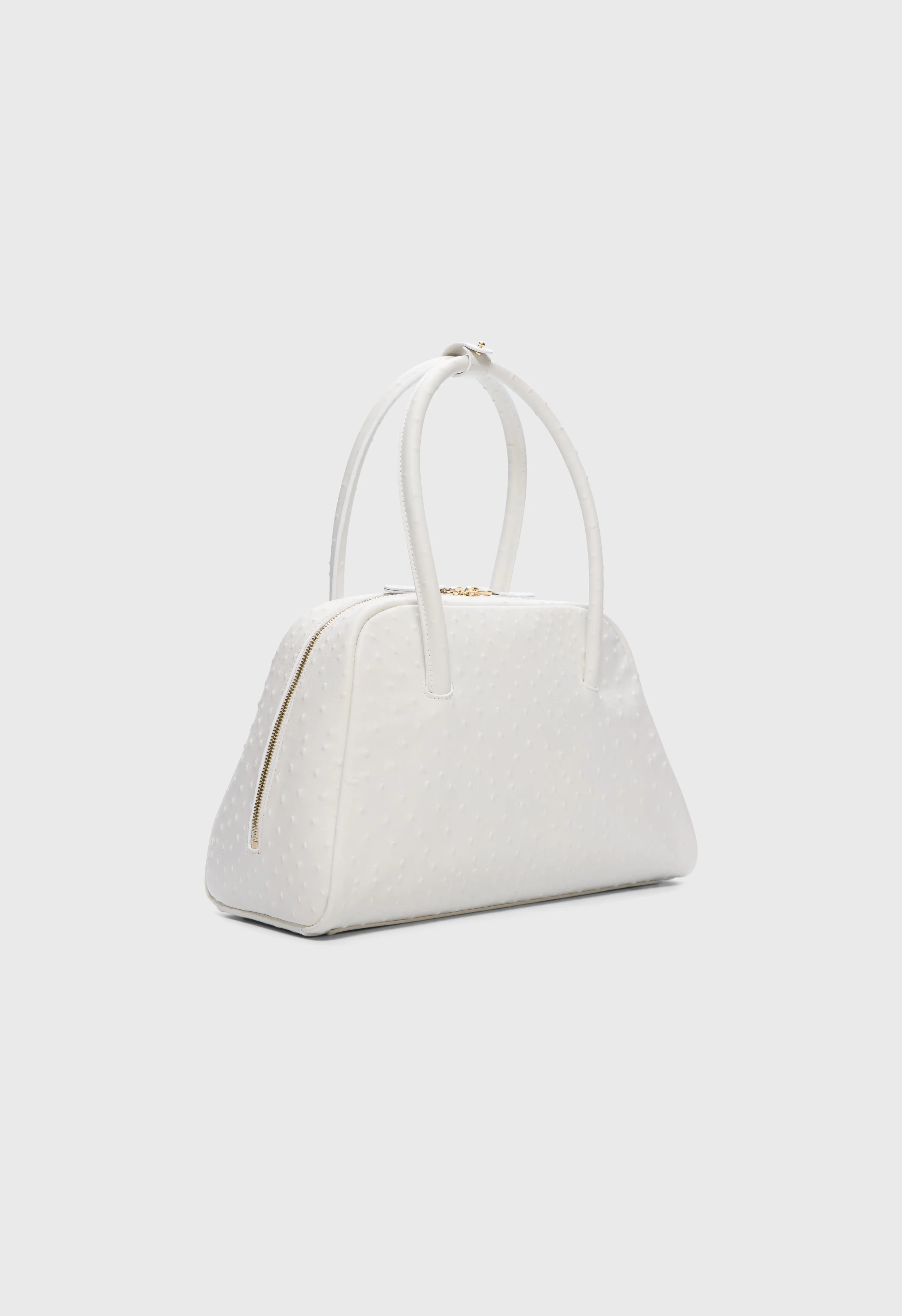 ATHA Ostrich-effect leather handbag sold by Loulou De Saison product image thumbnail 3