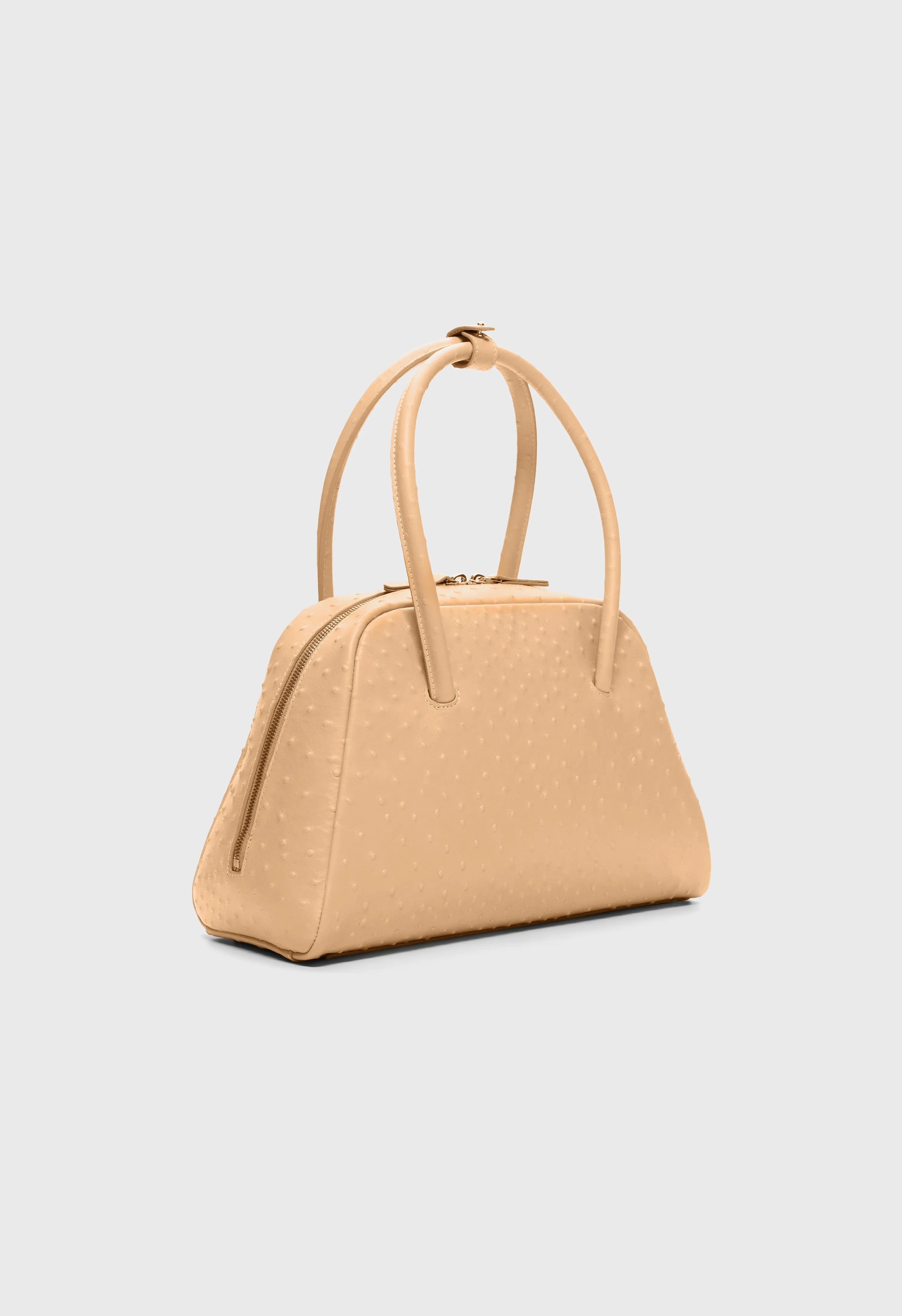 ATHA Ostrich-effect leather handbag sold by Loulou De Saison product image thumbnail 3