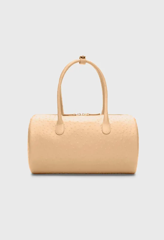 ALISTER Cylindric leather bag made by Loulou De Saison