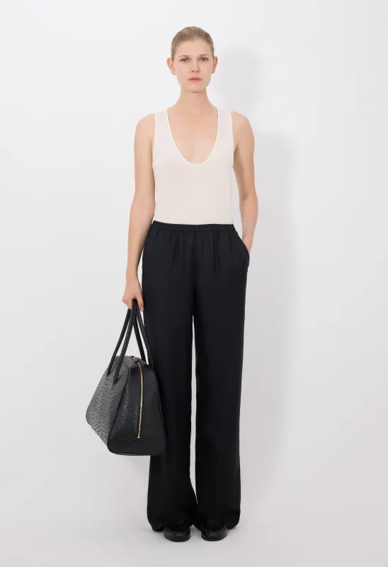 ALERA LDS Silk twill trousers sold by Loulou De Saison