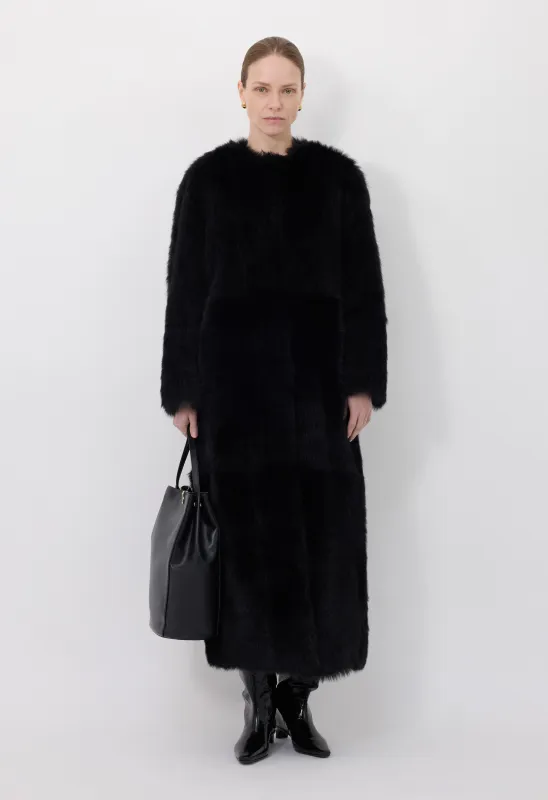 SIBA Shearling long coat made by Loulou De Saison