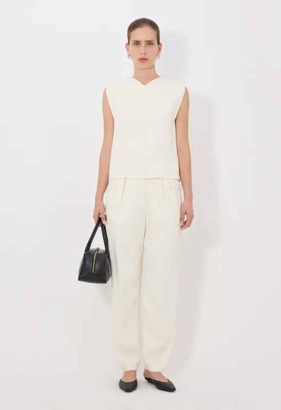 DAIKA Boxy V neck top sold by Loulou De Saison