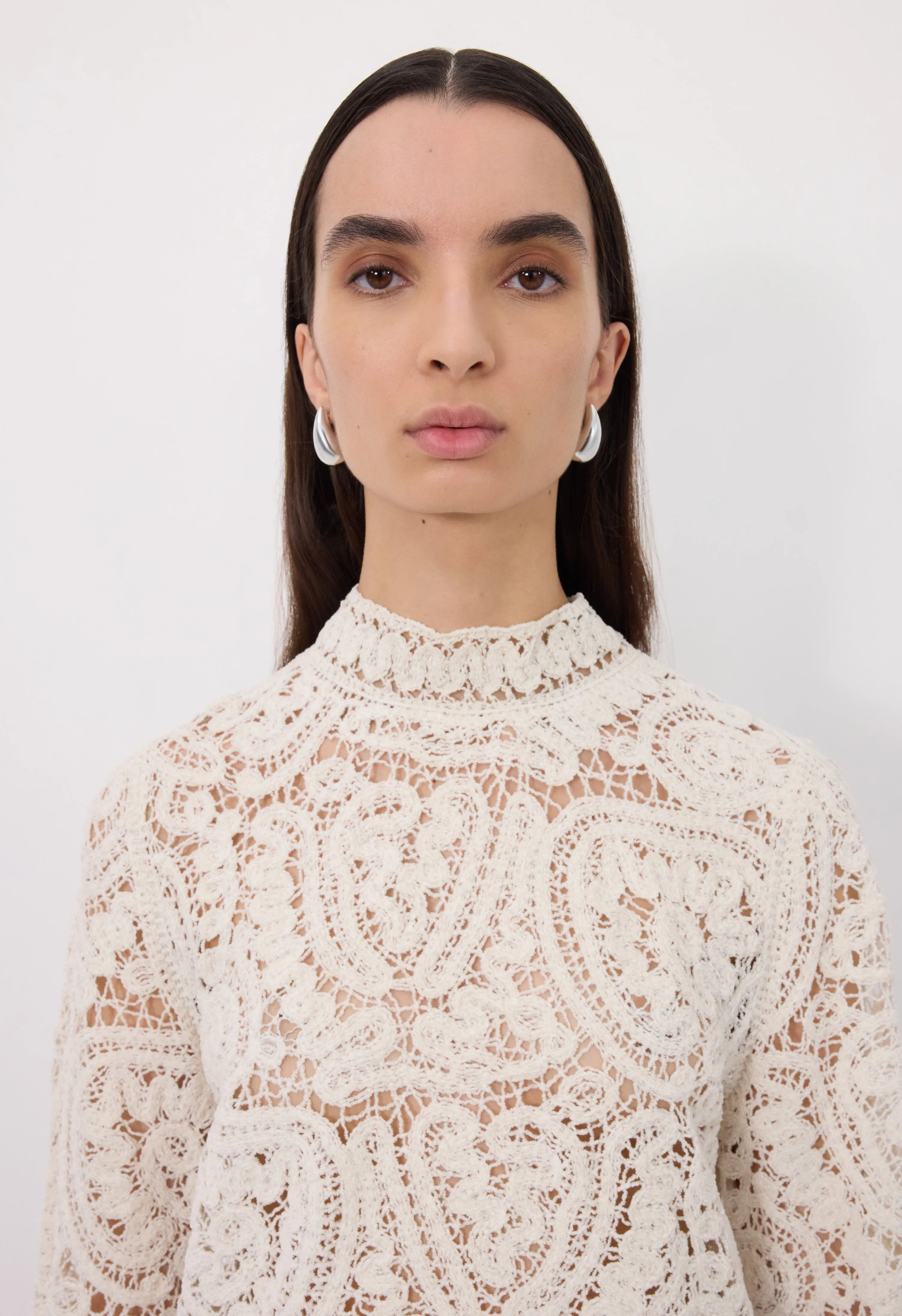 WADE Velvet silk knit top sold by Loulou De Saison product image thumbnail 4