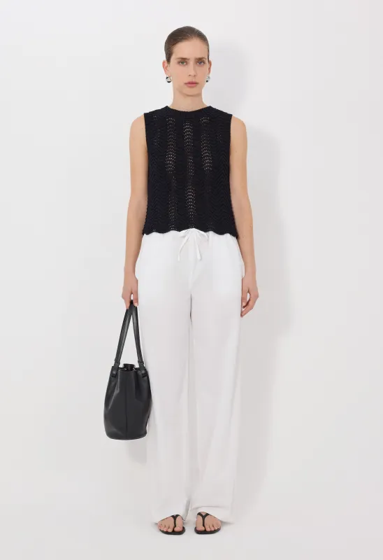 VITTORIA Ottoman crochet top made by Loulou De Saison