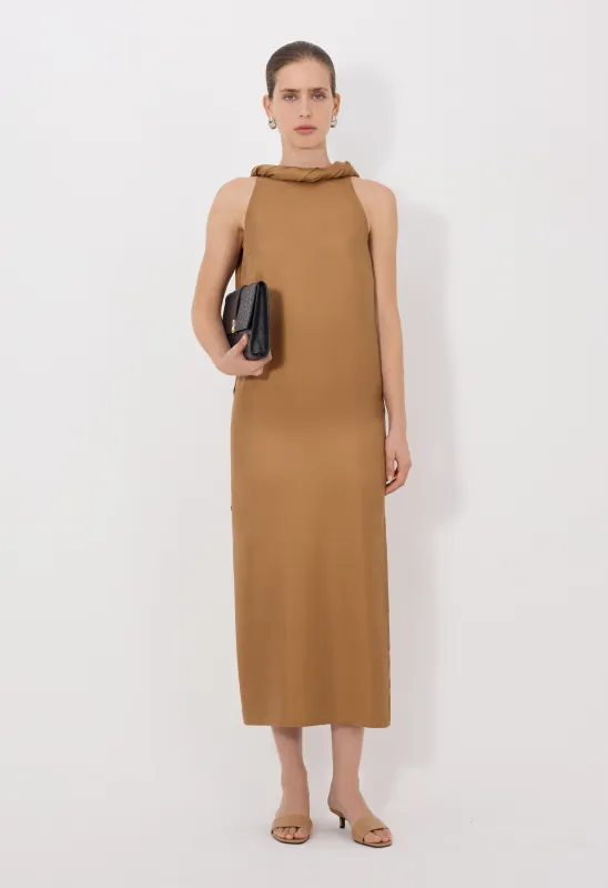 SUSAN Twisted collar dress made by Loulou De Saison