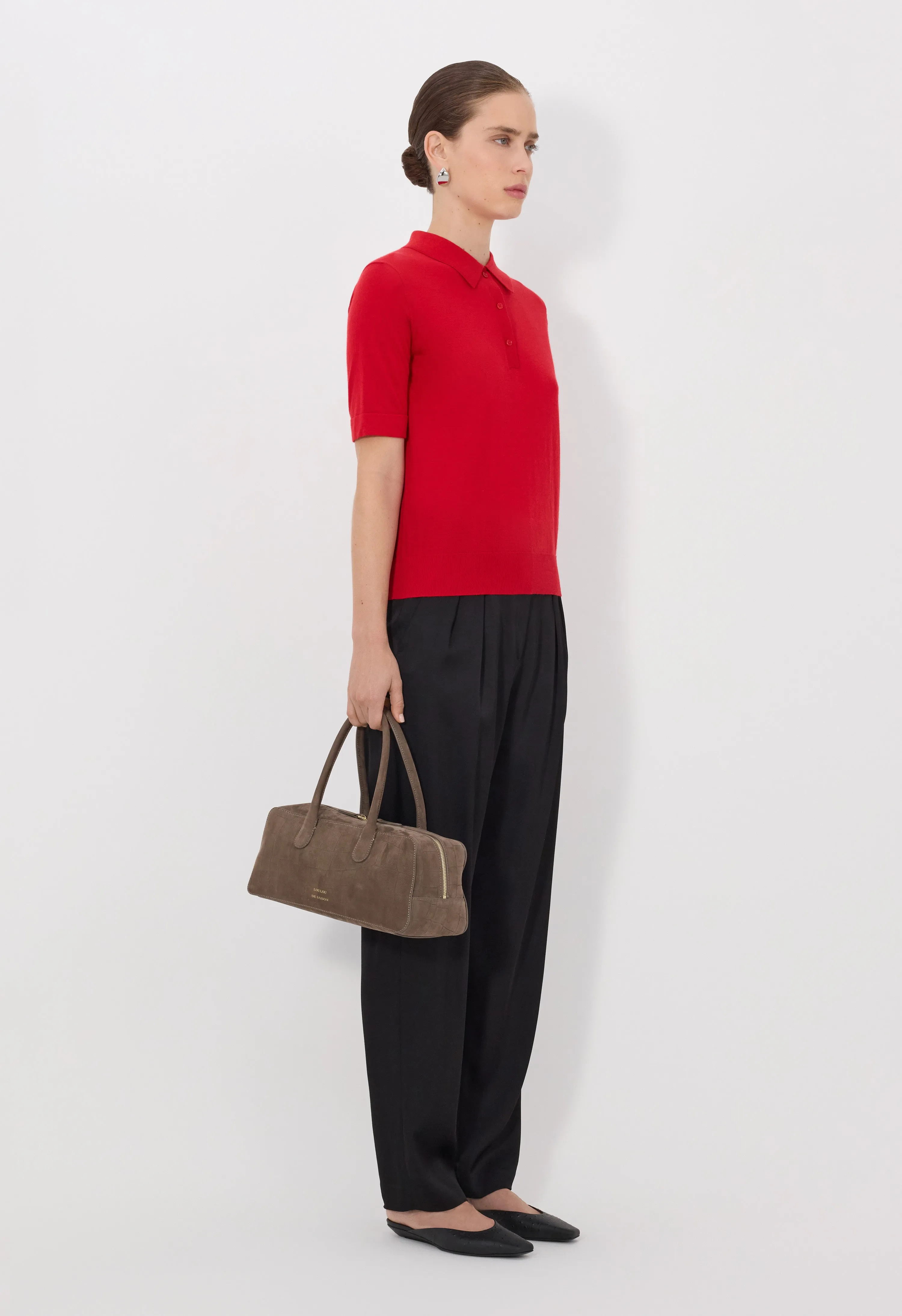 MIGO Fluid cashmere polo shirt sold by Loulou De Saison product image thumbnail 3