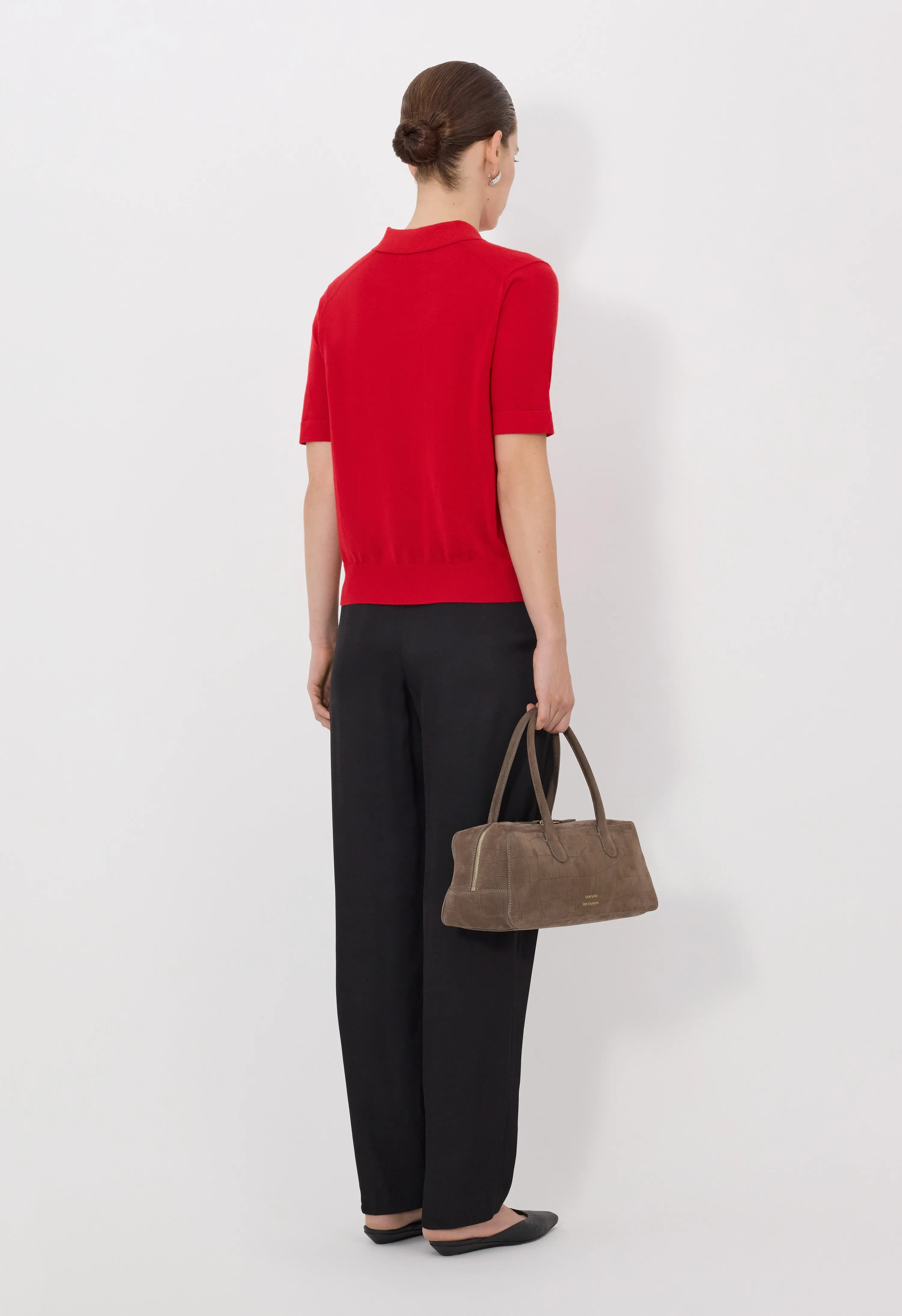 MIGO Fluid cashmere polo shirt sold by Loulou De Saison product image thumbnail 5