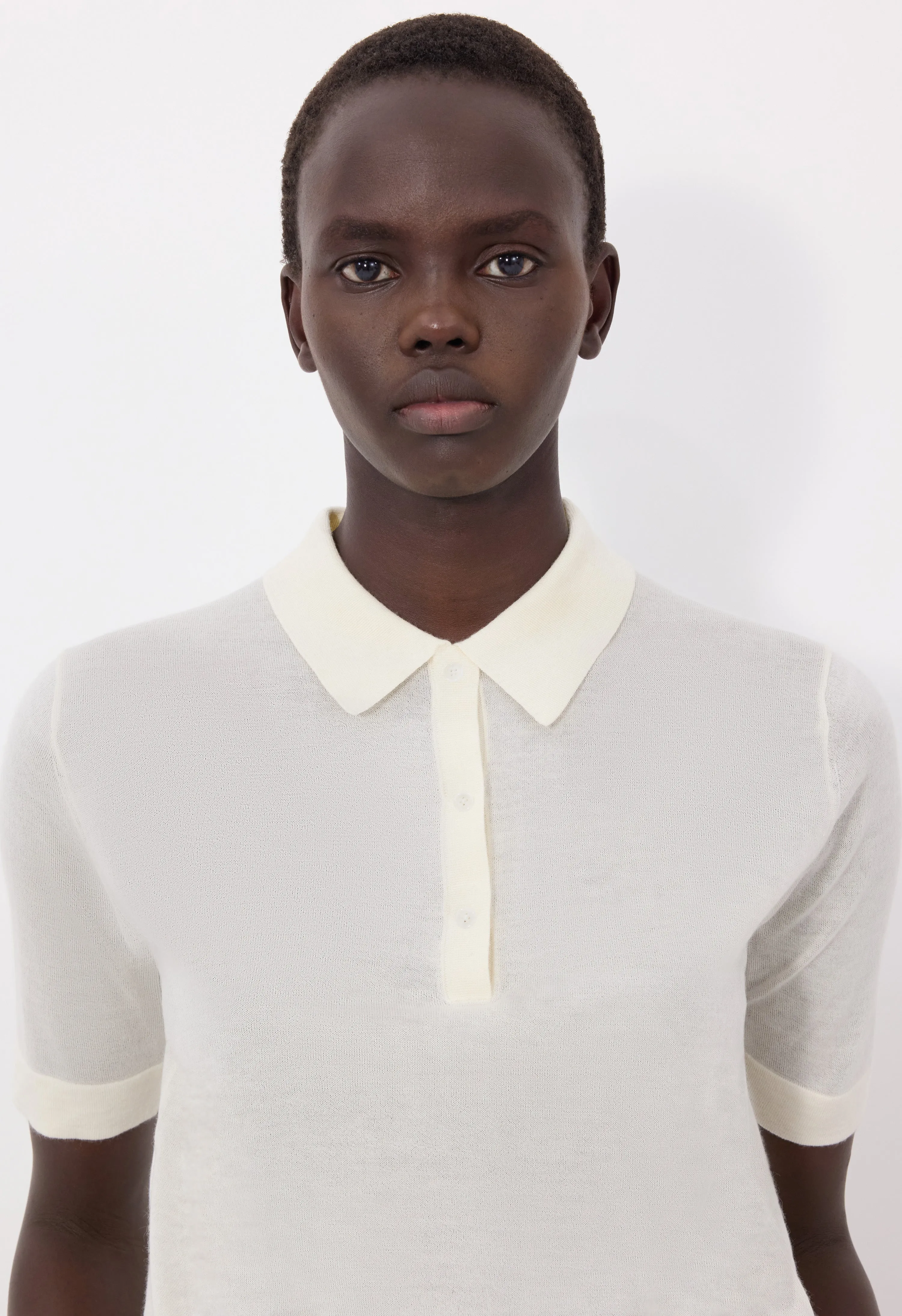 MIGO Fluid cashmere polo shirt sold by Loulou De Saison product image thumbnail 4