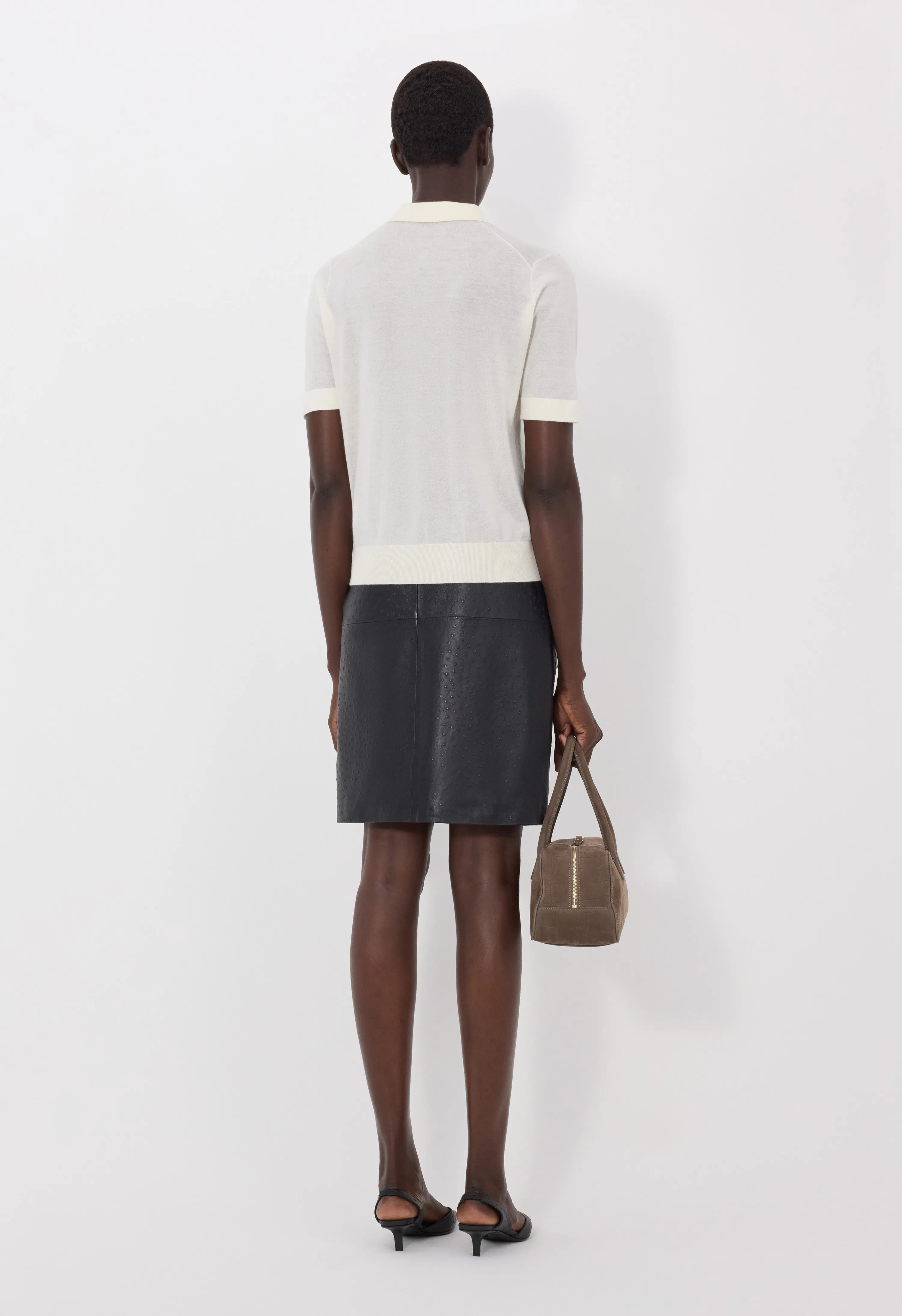 MIGO Fluid cashmere polo shirt sold by Loulou De Saison product image thumbnail 5