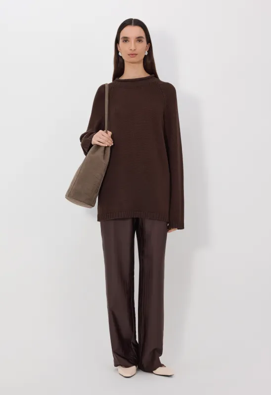 ZIMA Silk linen blend sweater made by Loulou De Saison