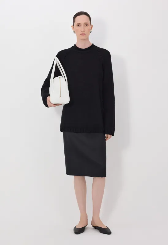 ZIMA Silk linen blend sweater sold by Loulou De Saison