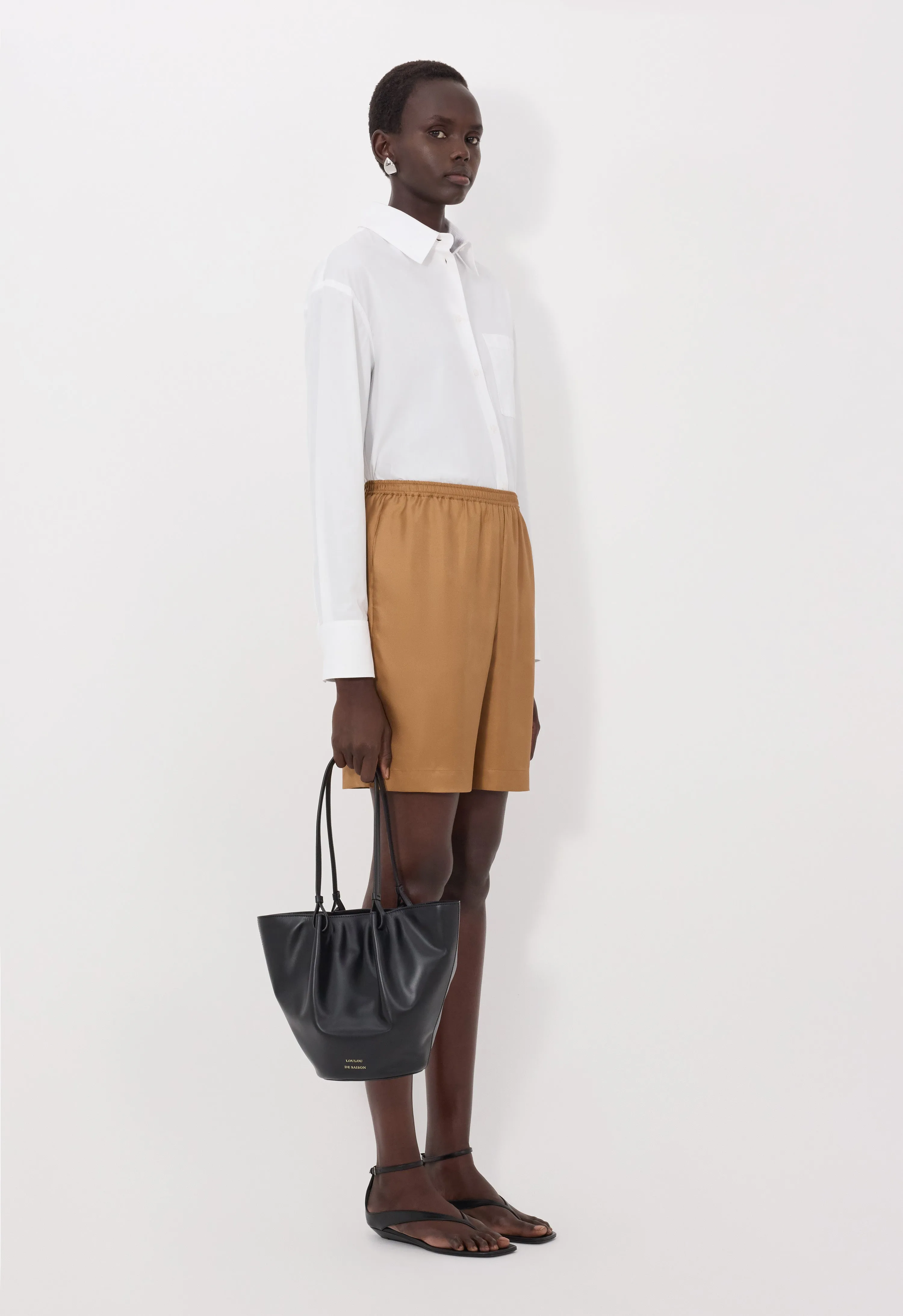 ZINIA LDS Silk twill bermuda sold by Loulou De Saison product image thumbnail 3