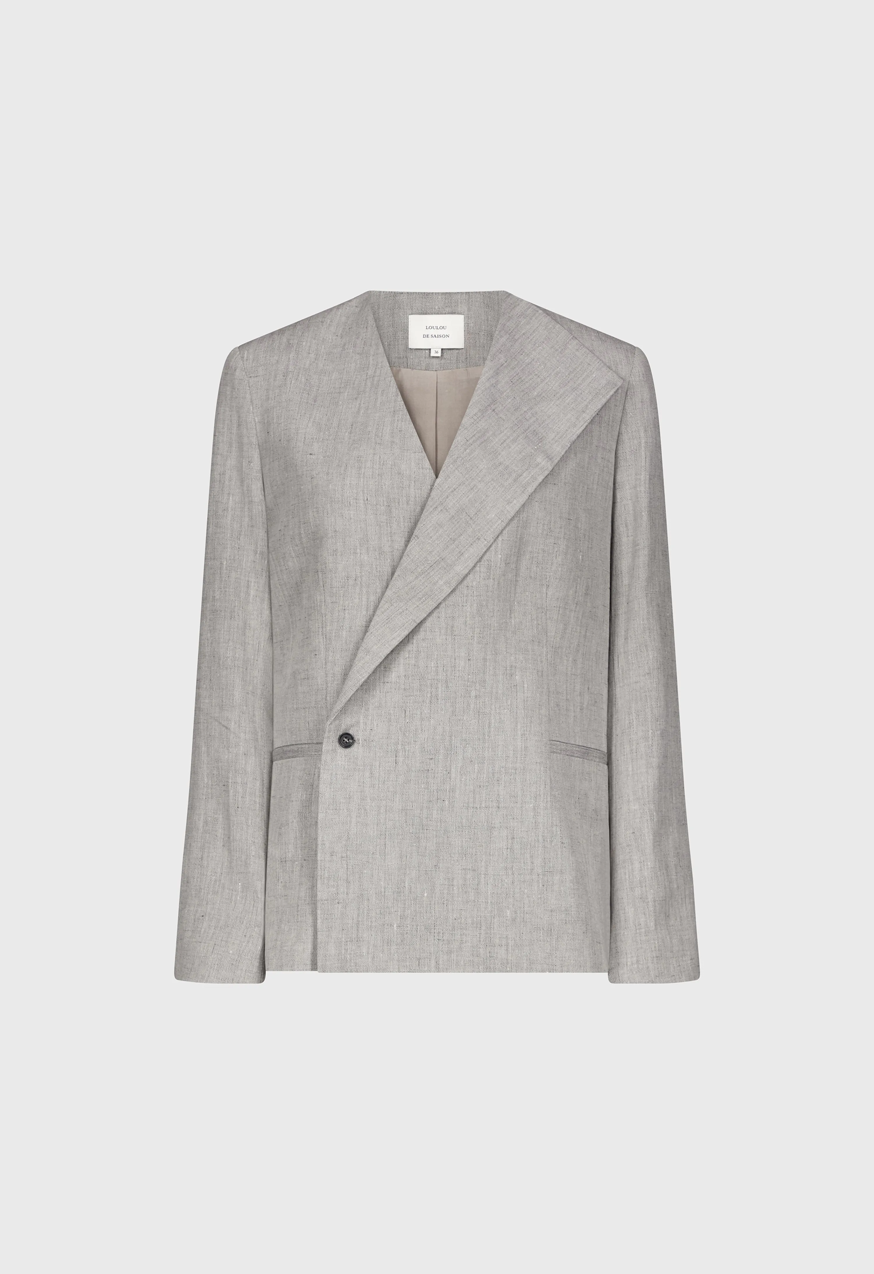 SUNA Asymmetric tailored jacket sold by Loulou De Saison product image thumbnail 2