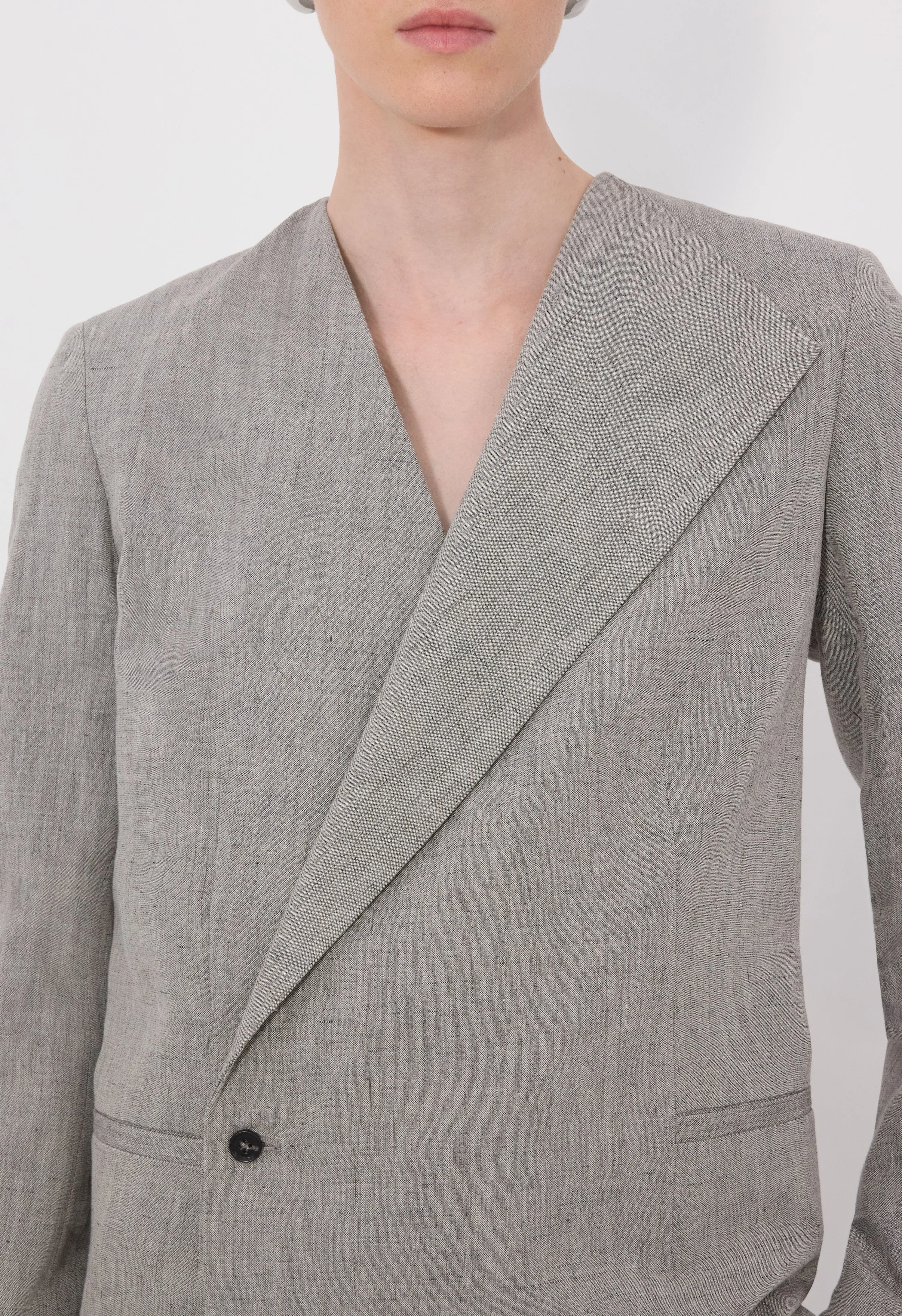 SUNA Asymmetric tailored jacket sold by Loulou De Saison product image thumbnail 4