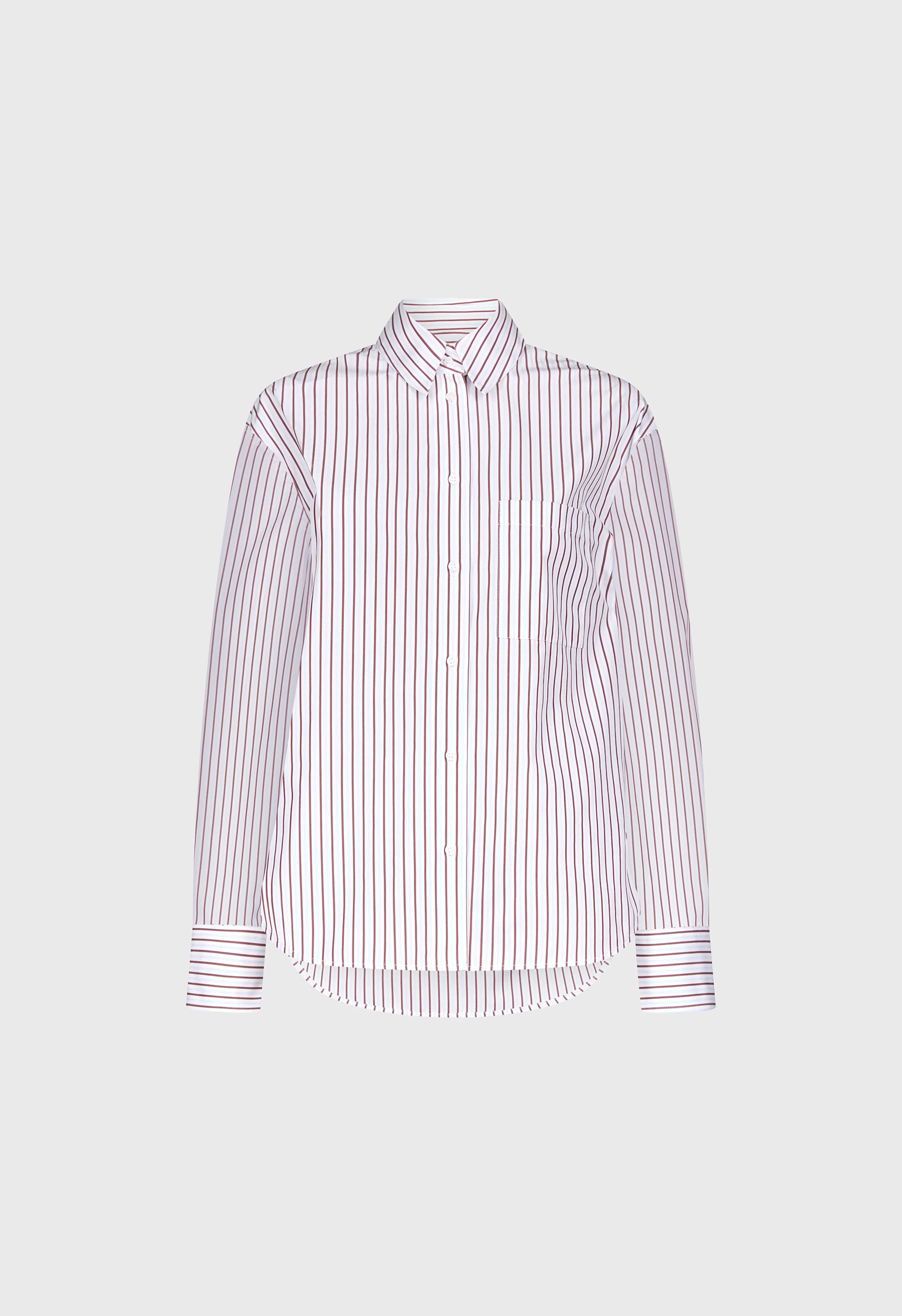 MAUD Oversized cotton poplin shirt sold by Loulou De Saison product image thumbnail 2