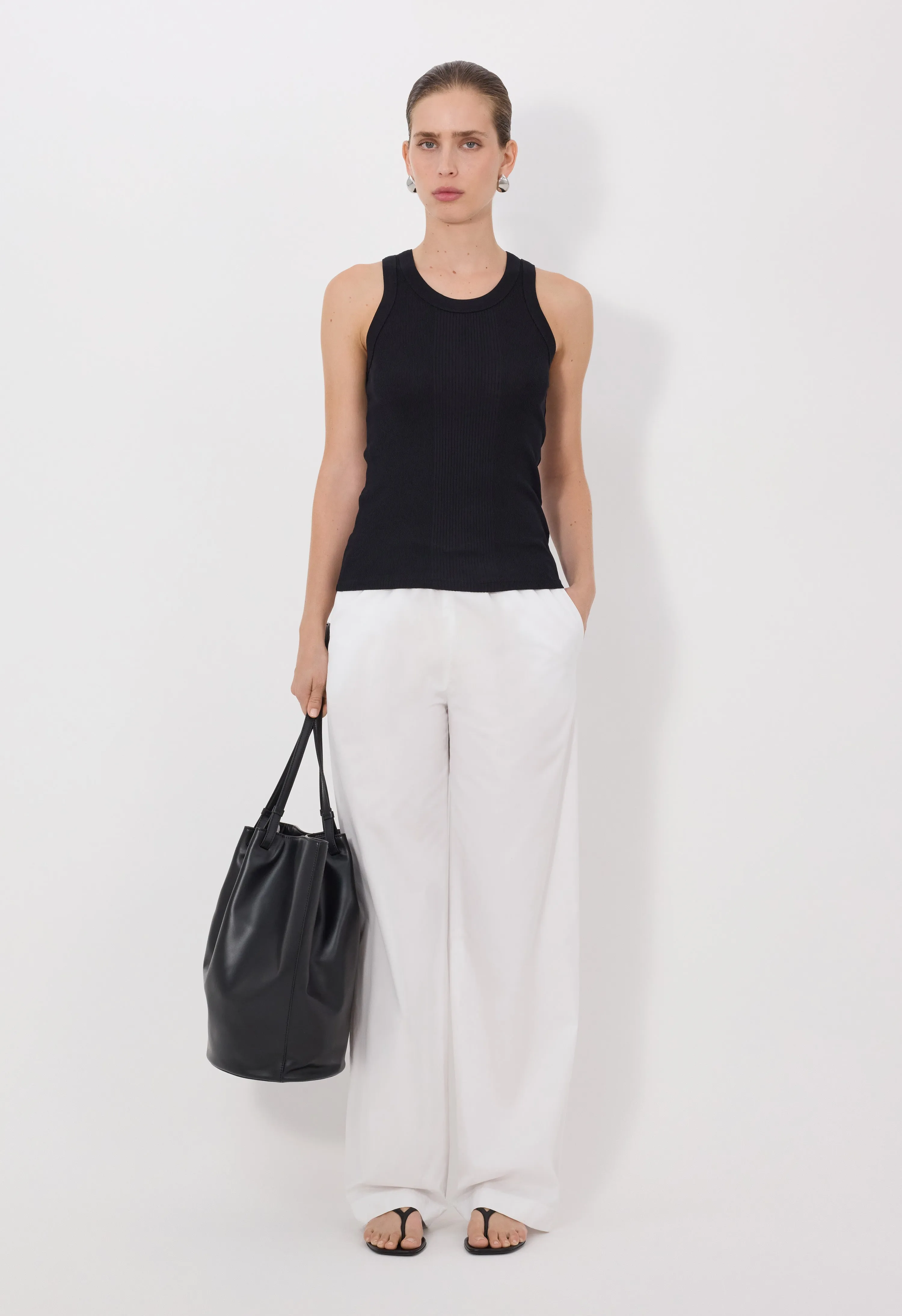 LIMBA LDS Fitted tank top sold by Loulou De Saison