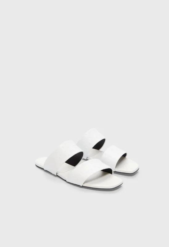 JAKO Flat slide sandals made by Loulou De Saison