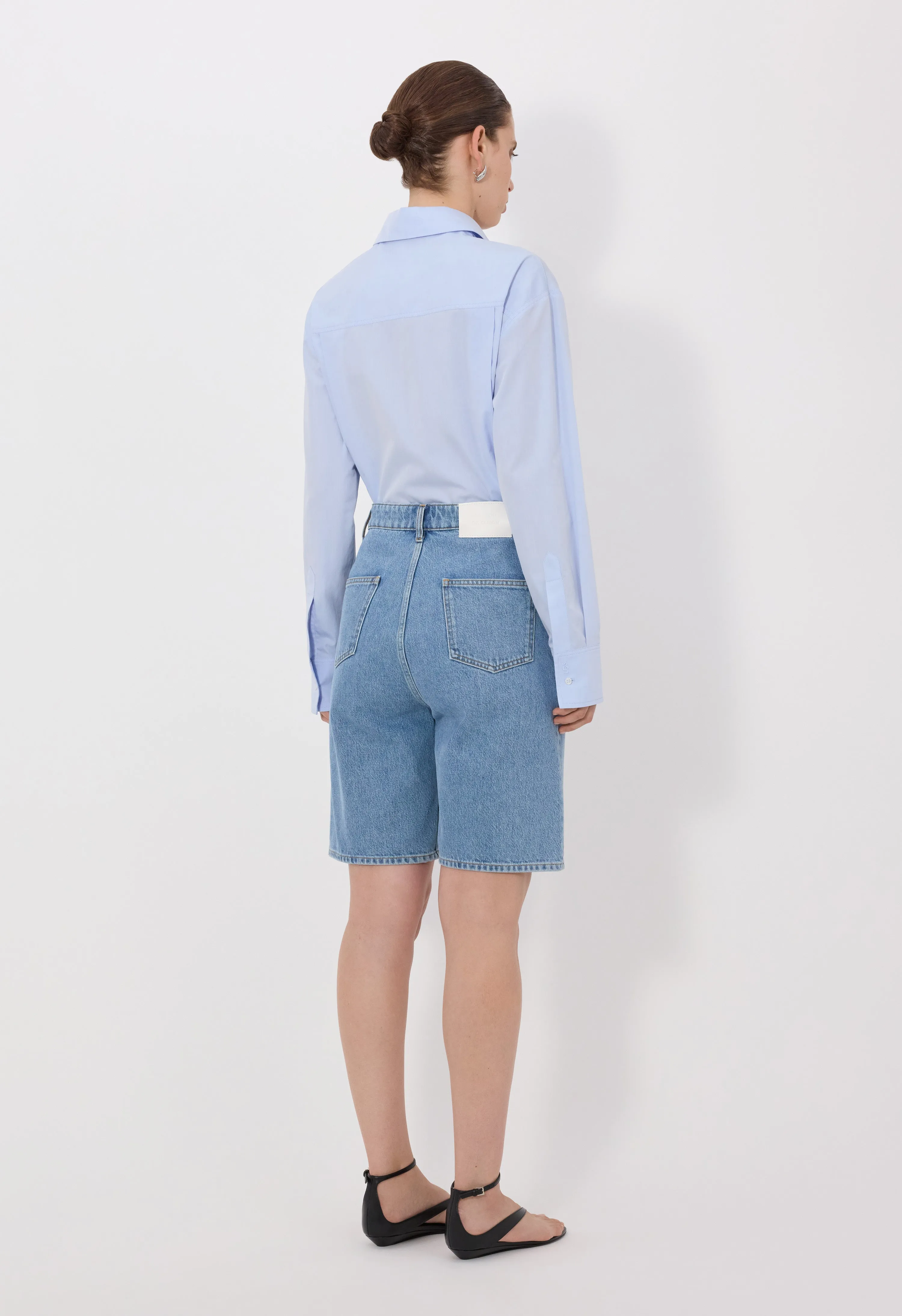 ISU LDS Denim Shorts sold by Loulou De Saison product image thumbnail 5