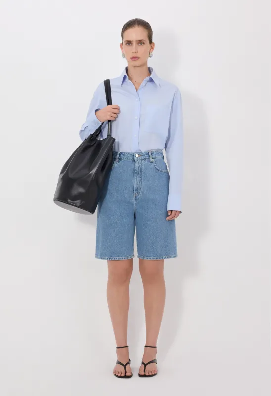 ISU LDS Denim Shorts made by Loulou De Saison