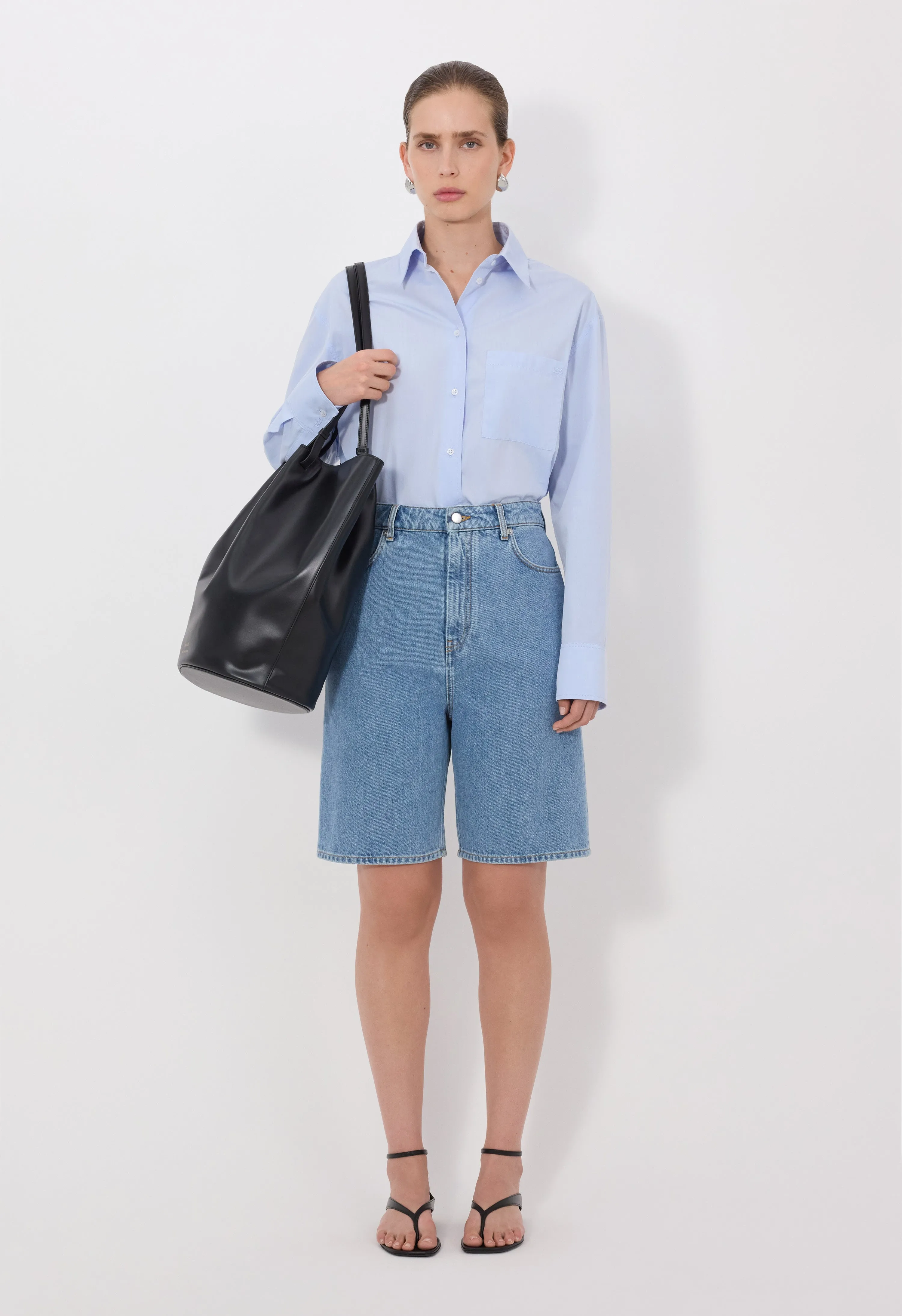 ISU LDS Denim Shorts sold by Loulou De Saison