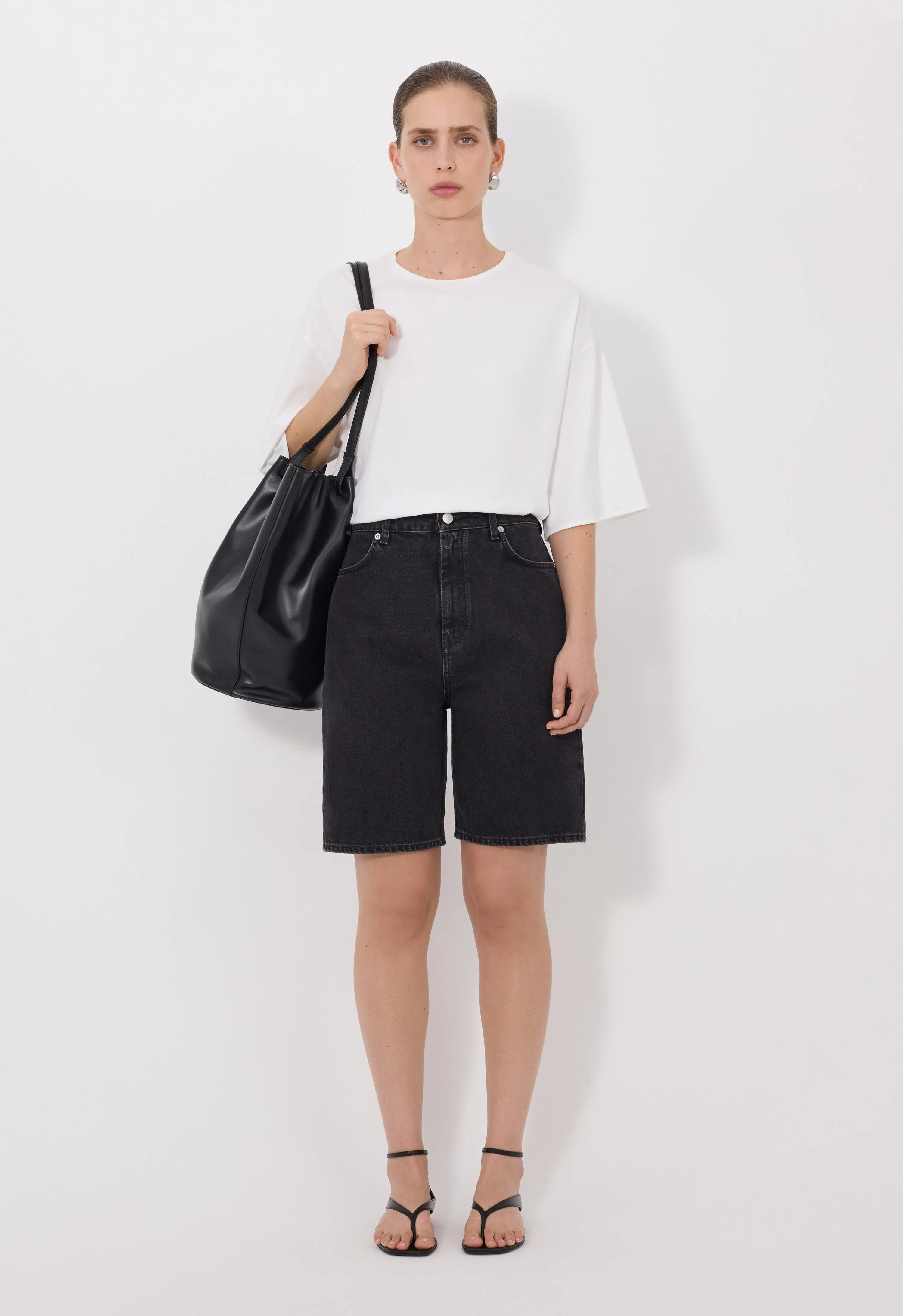 ISU LDS Denim Shorts sold by Loulou De Saison