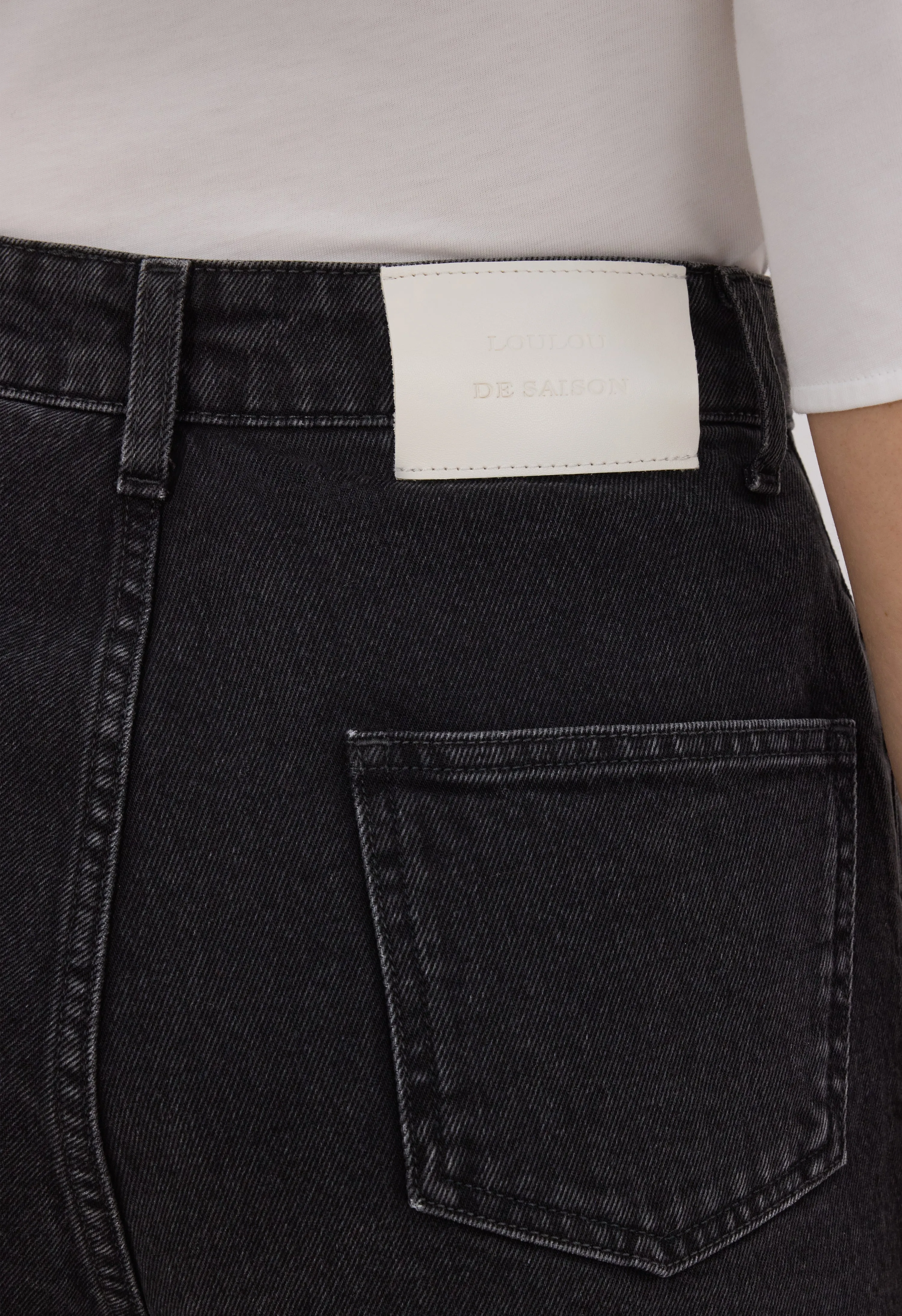 ISU LDS Denim Shorts sold by Loulou De Saison product image thumbnail 4