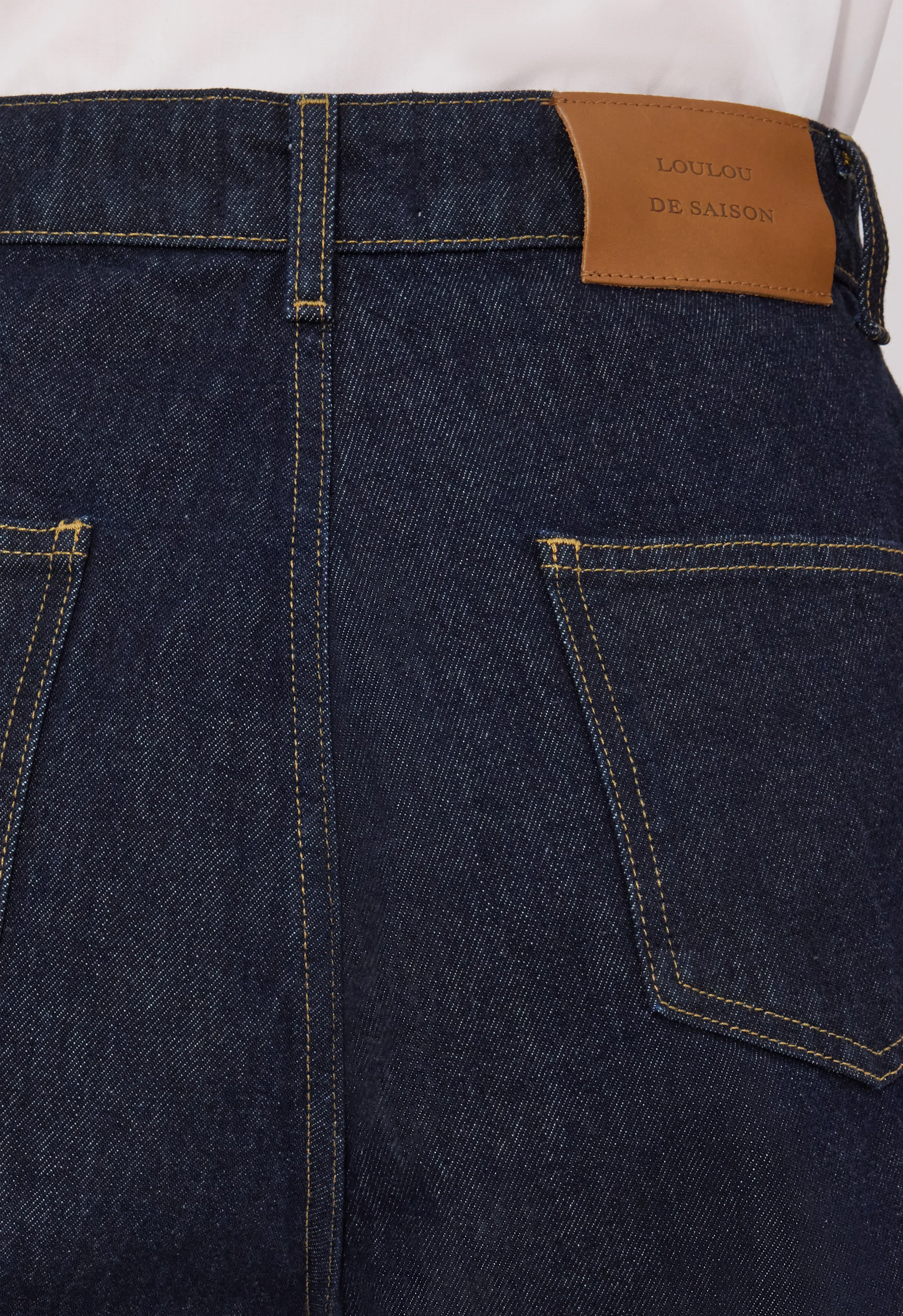 ISU LDS Denim Shorts sold by Loulou De Saison product image thumbnail 4