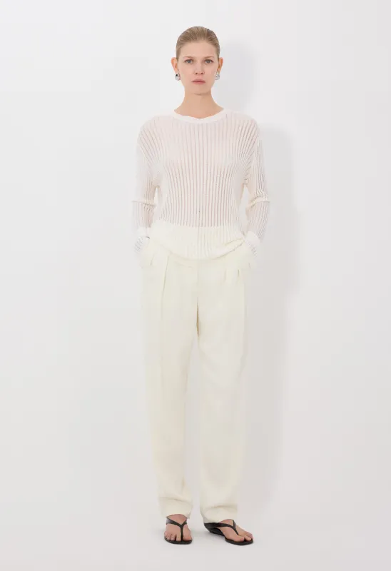 HEDORA Semi-sheer sweater made by Loulou De Saison