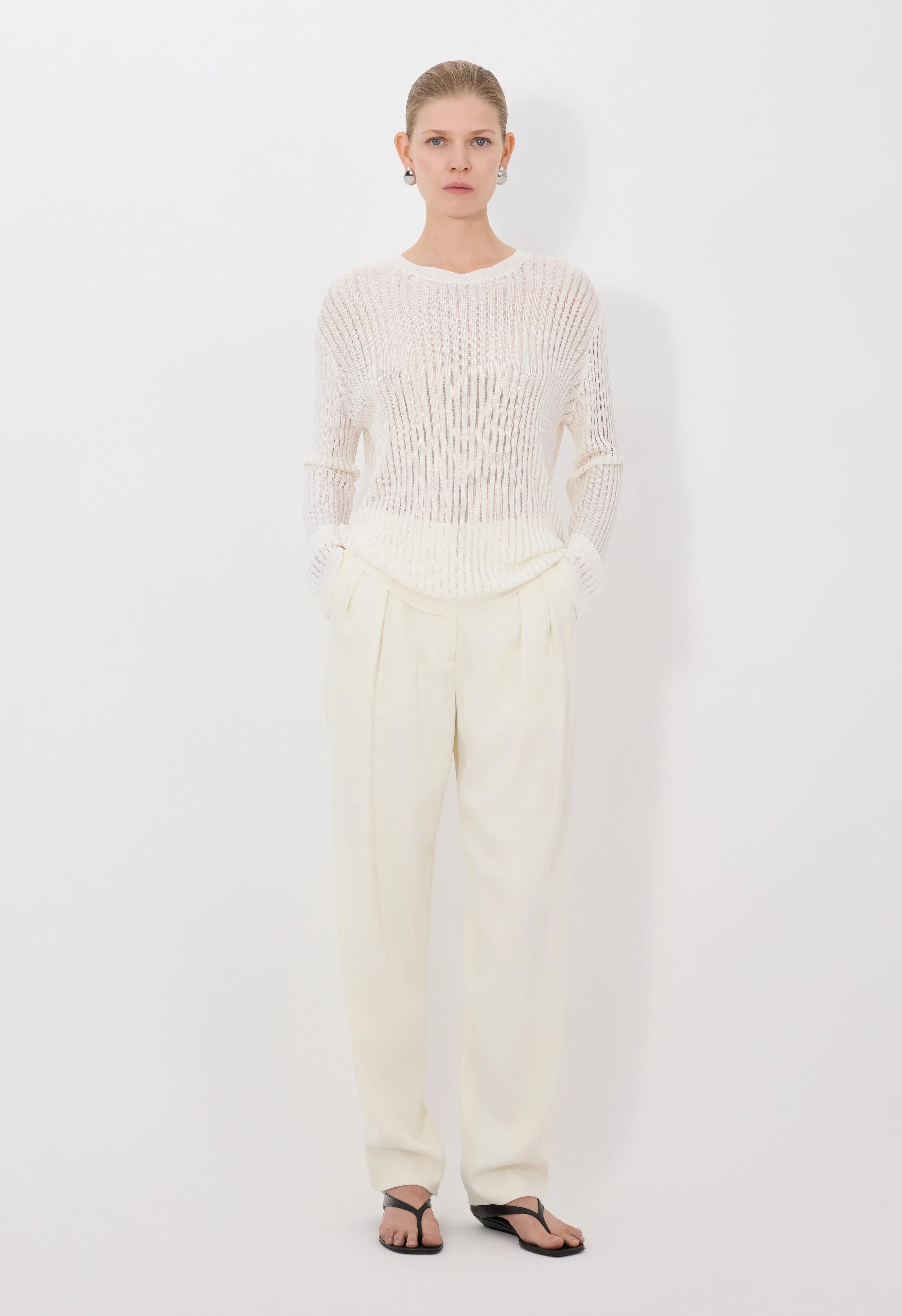 HEDORA Semi-sheer sweater sold by Loulou De Saison