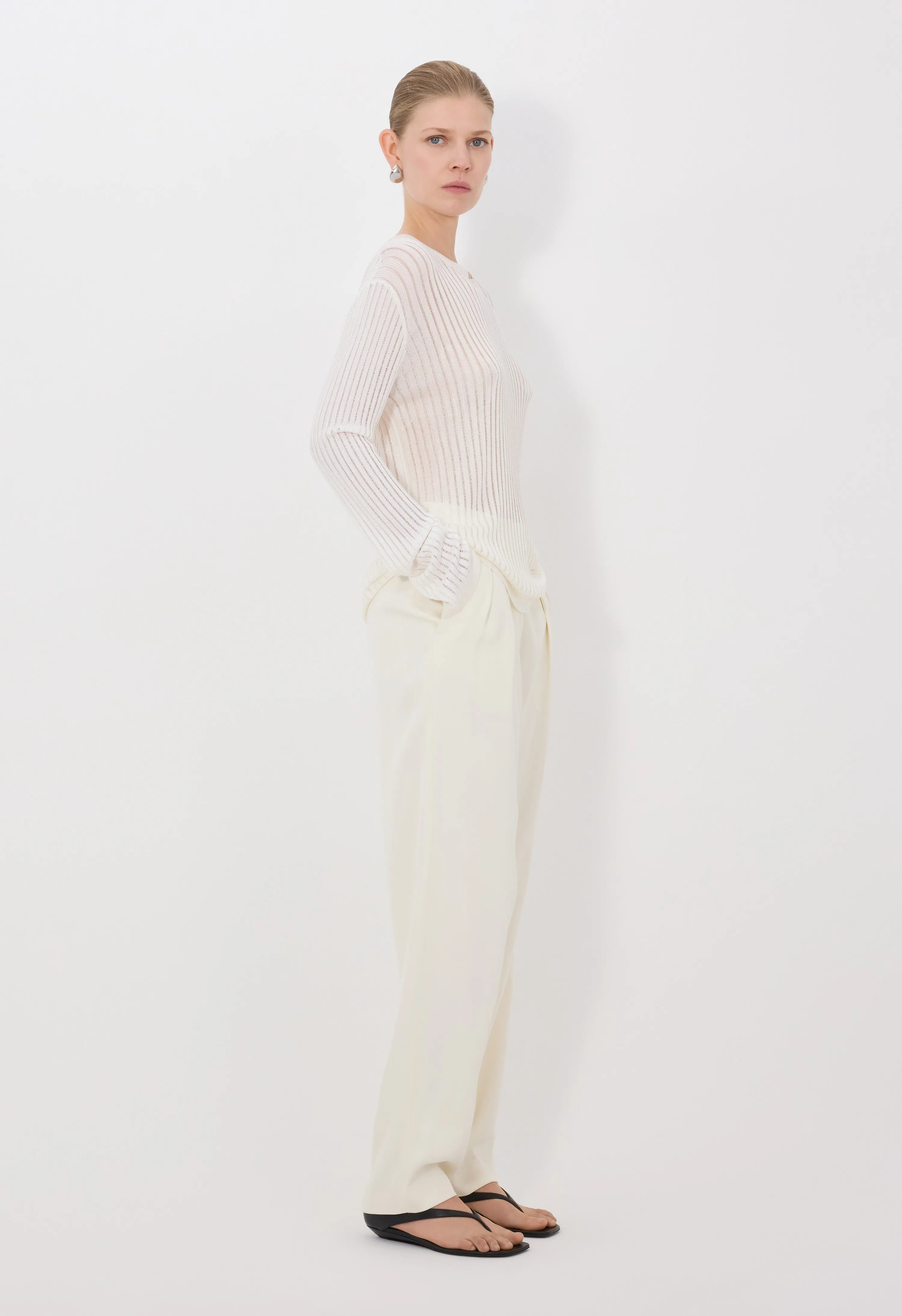 HEDORA Semi-sheer sweater sold by Loulou De Saison product image thumbnail 3