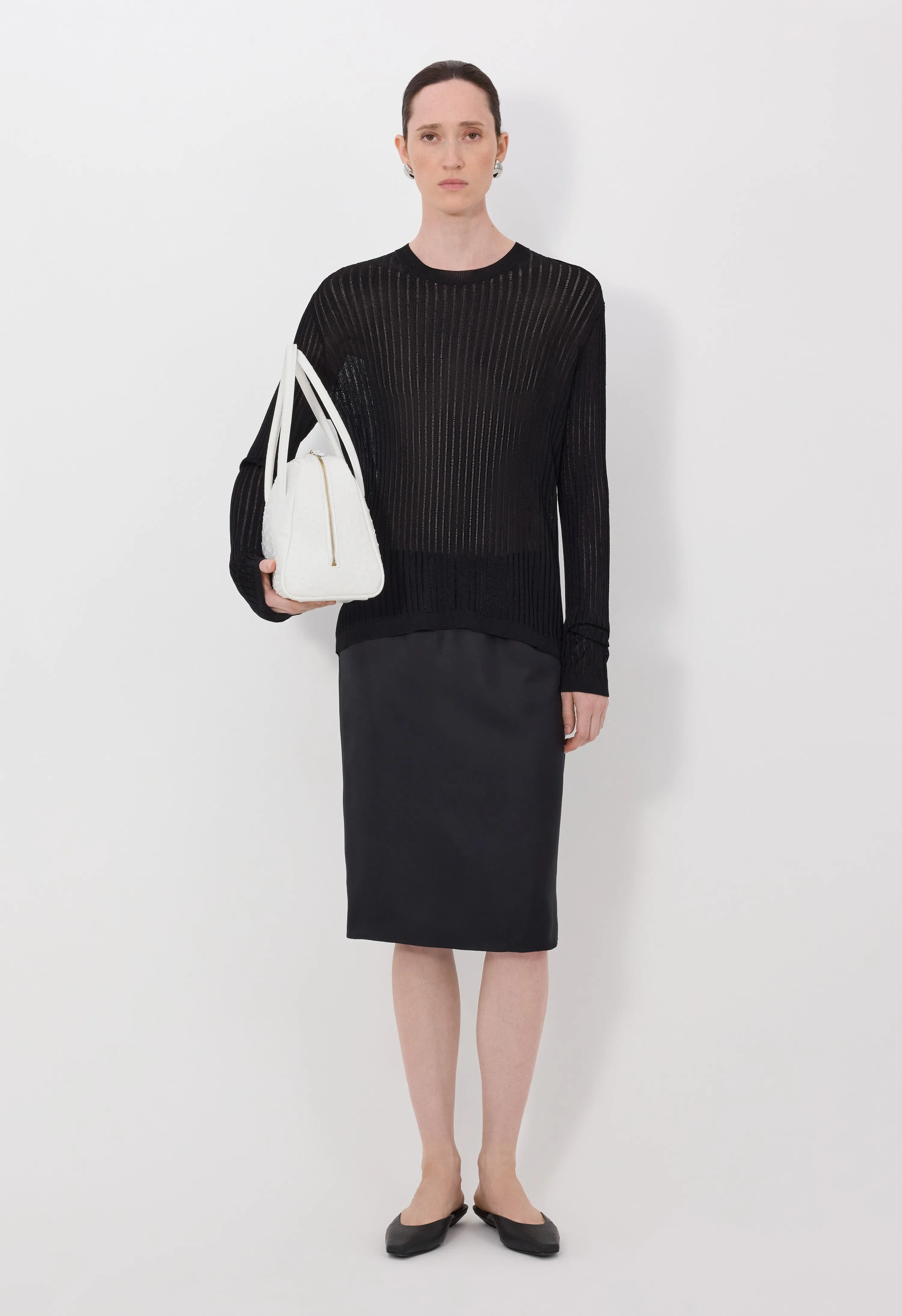 HEDORA Semi-sheer sweater sold by Loulou De Saison