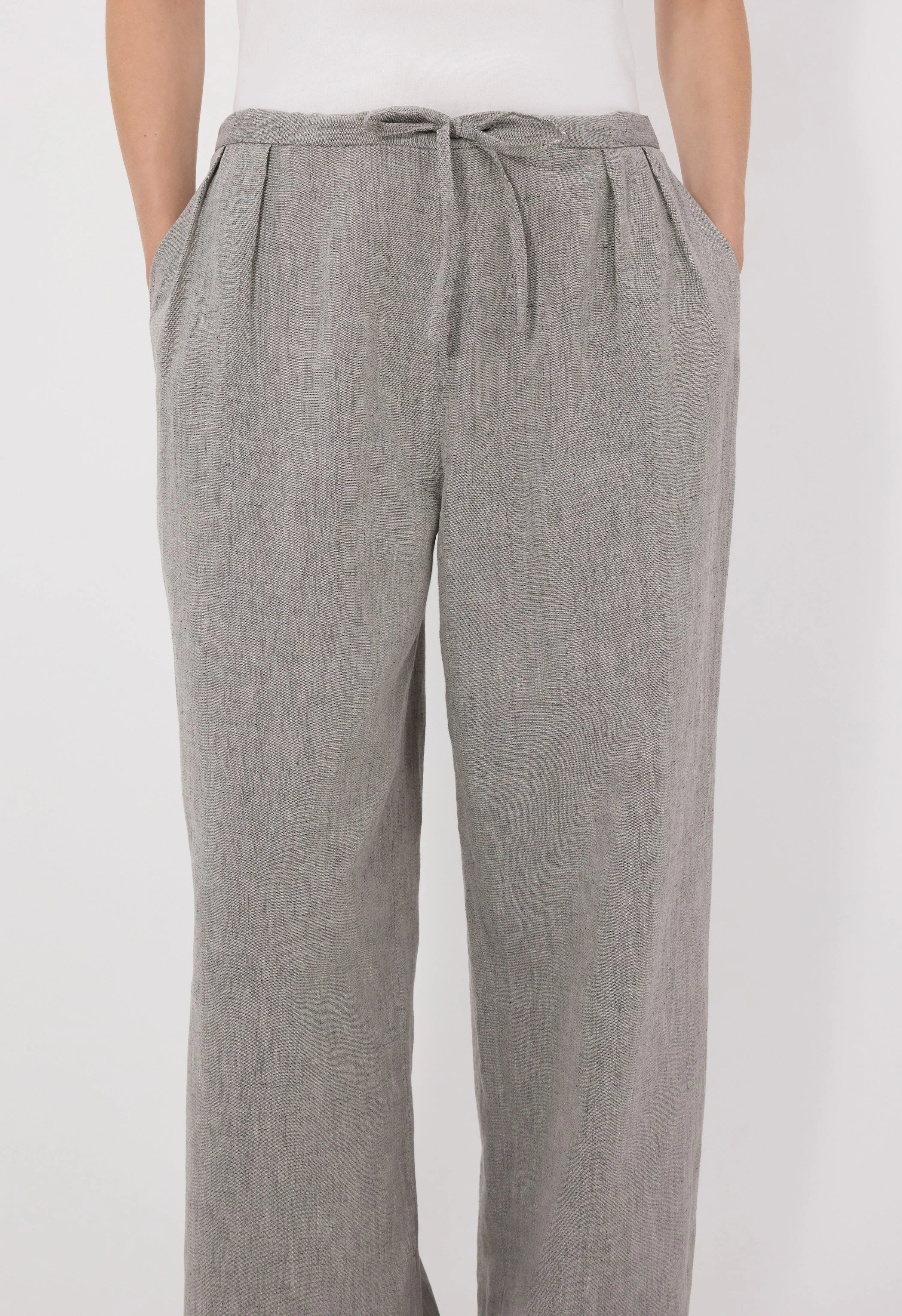 CLARK Pleated trousers sold by Loulou De Saison product image thumbnail 4