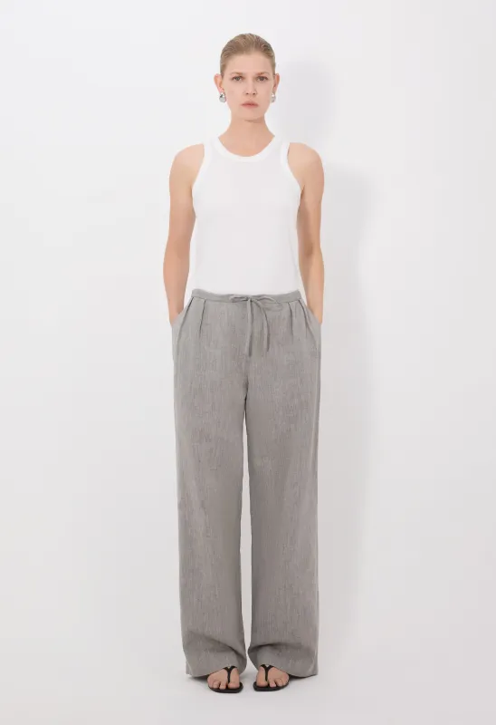 CLARK Pleated trousers made by Loulou De Saison