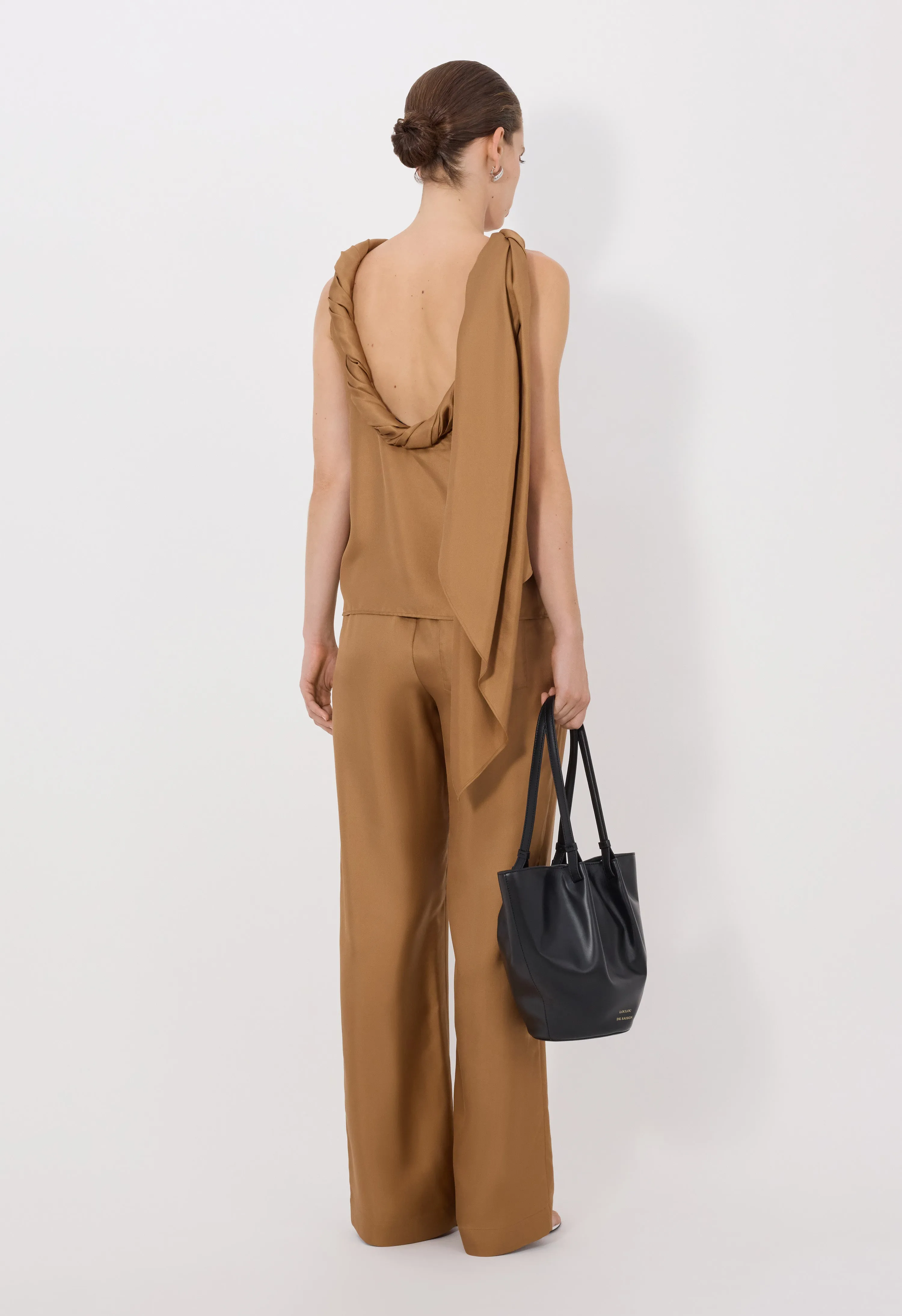 WILMA Twisted collar top sold by Loulou De Saison product image thumbnail 3