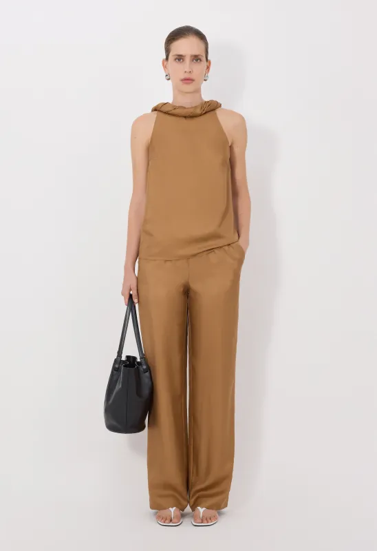 WILMA Twisted collar top sold by Loulou De Saison