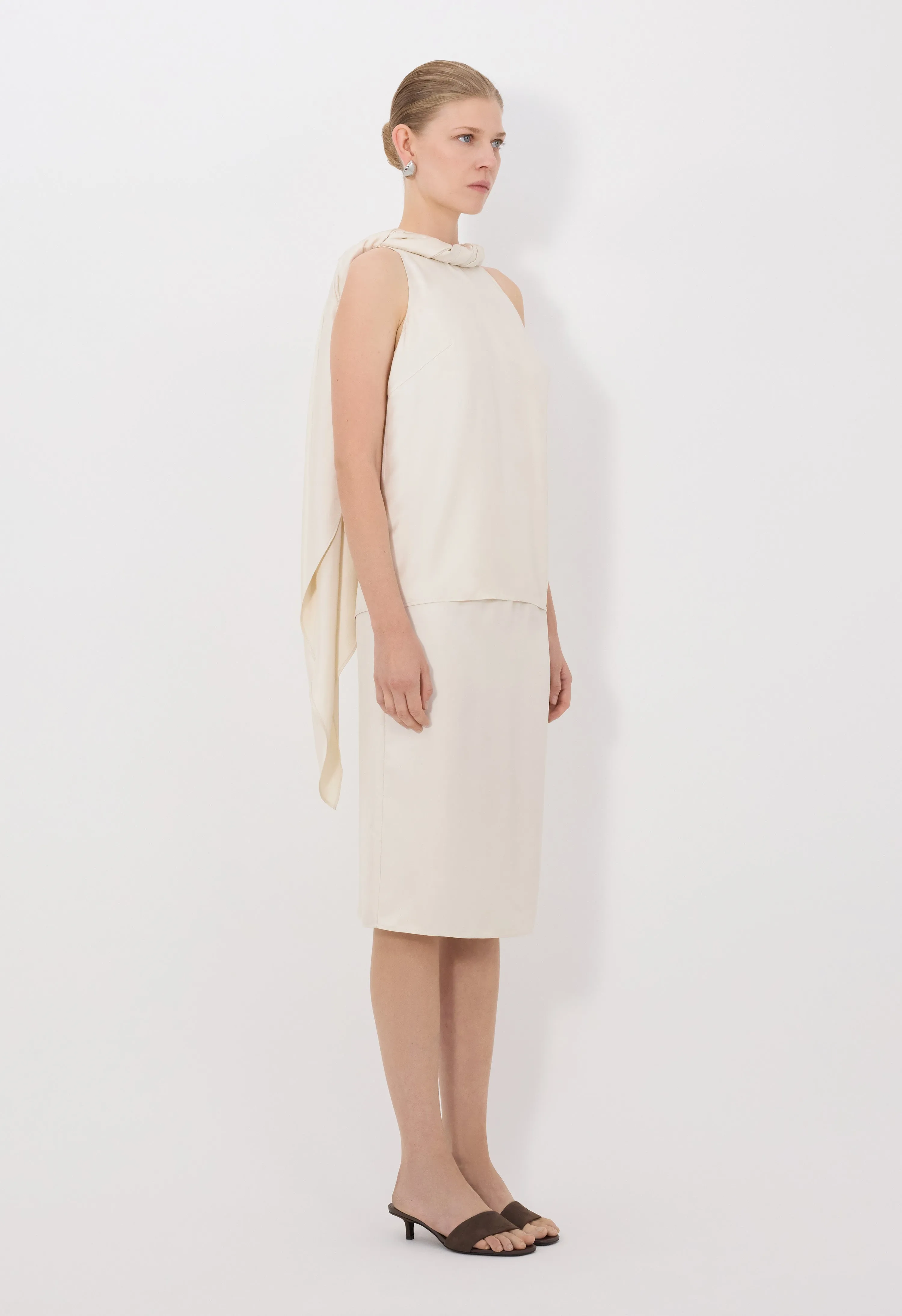 WILMA Twisted collar top sold by Loulou De Saison product image thumbnail 5